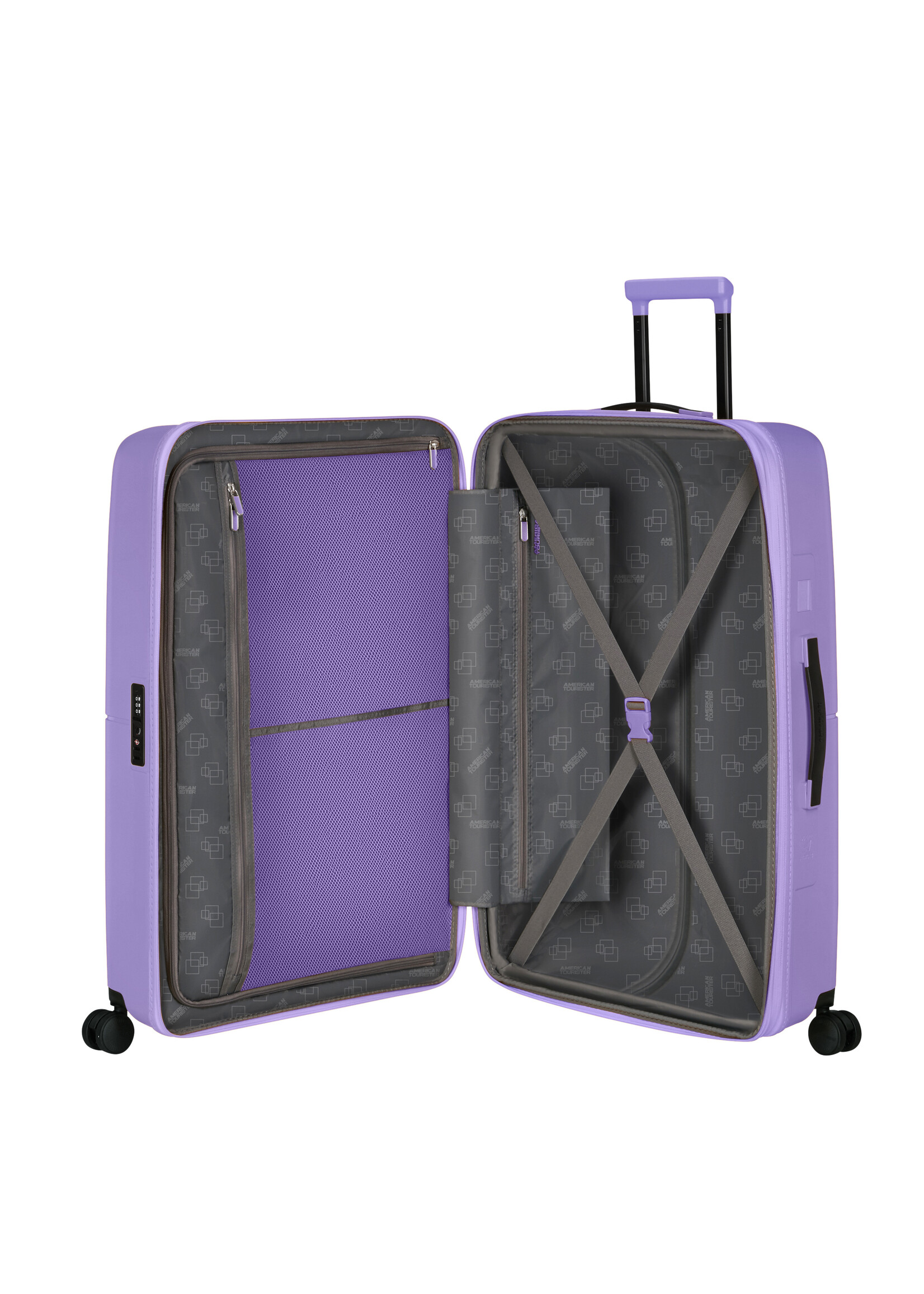 AMERICAN TOURISTER DASHPOP SPINNER 77 EXP VIOLET PURPLE