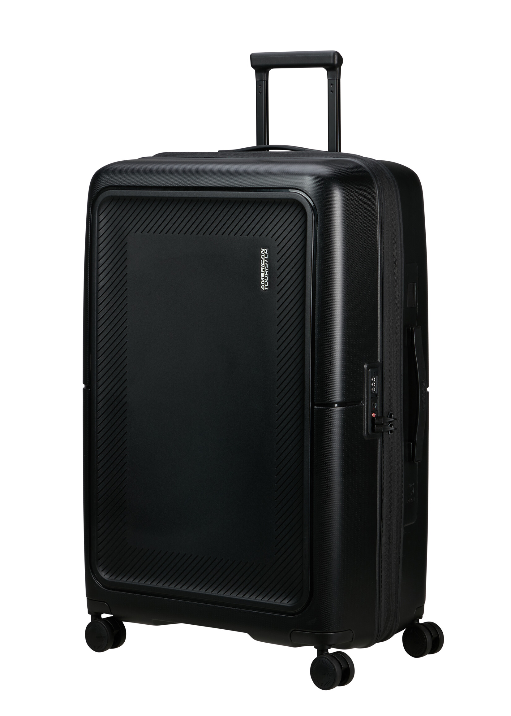 AMERICAN TOURISTER DASHPOP SPINNER 77 EXP TRUE BLACK