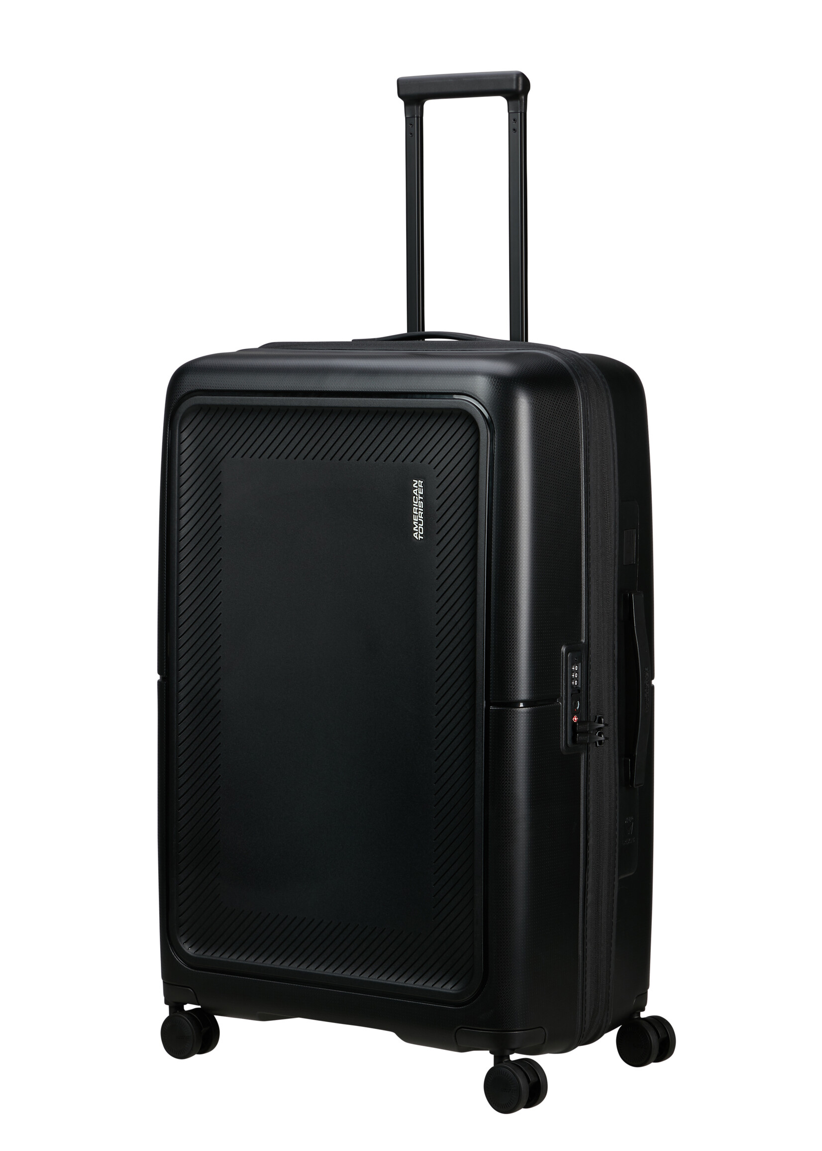 AMERICAN TOURISTER DASHPOP SPINNER 77 EXP TRUE BLACK