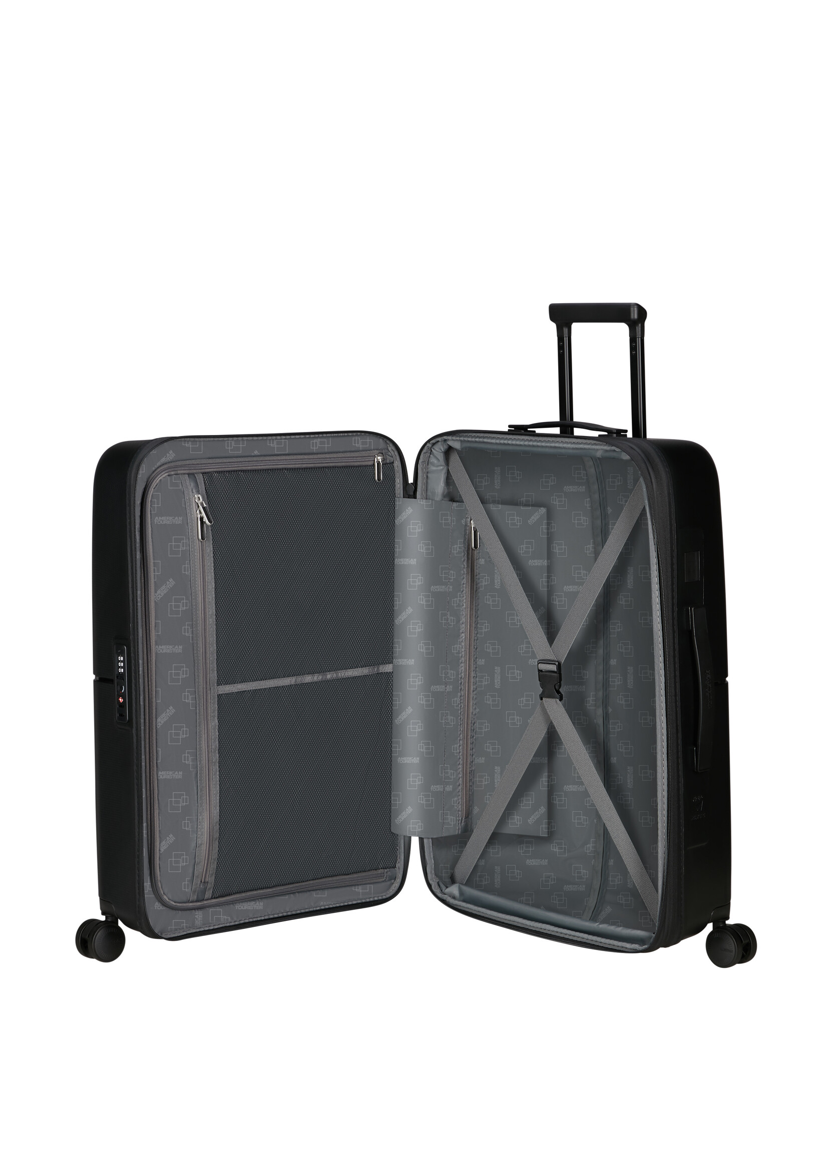 AMERICAN TOURISTER DASHPOP SPINNER 67 EXP TRUE BLACK