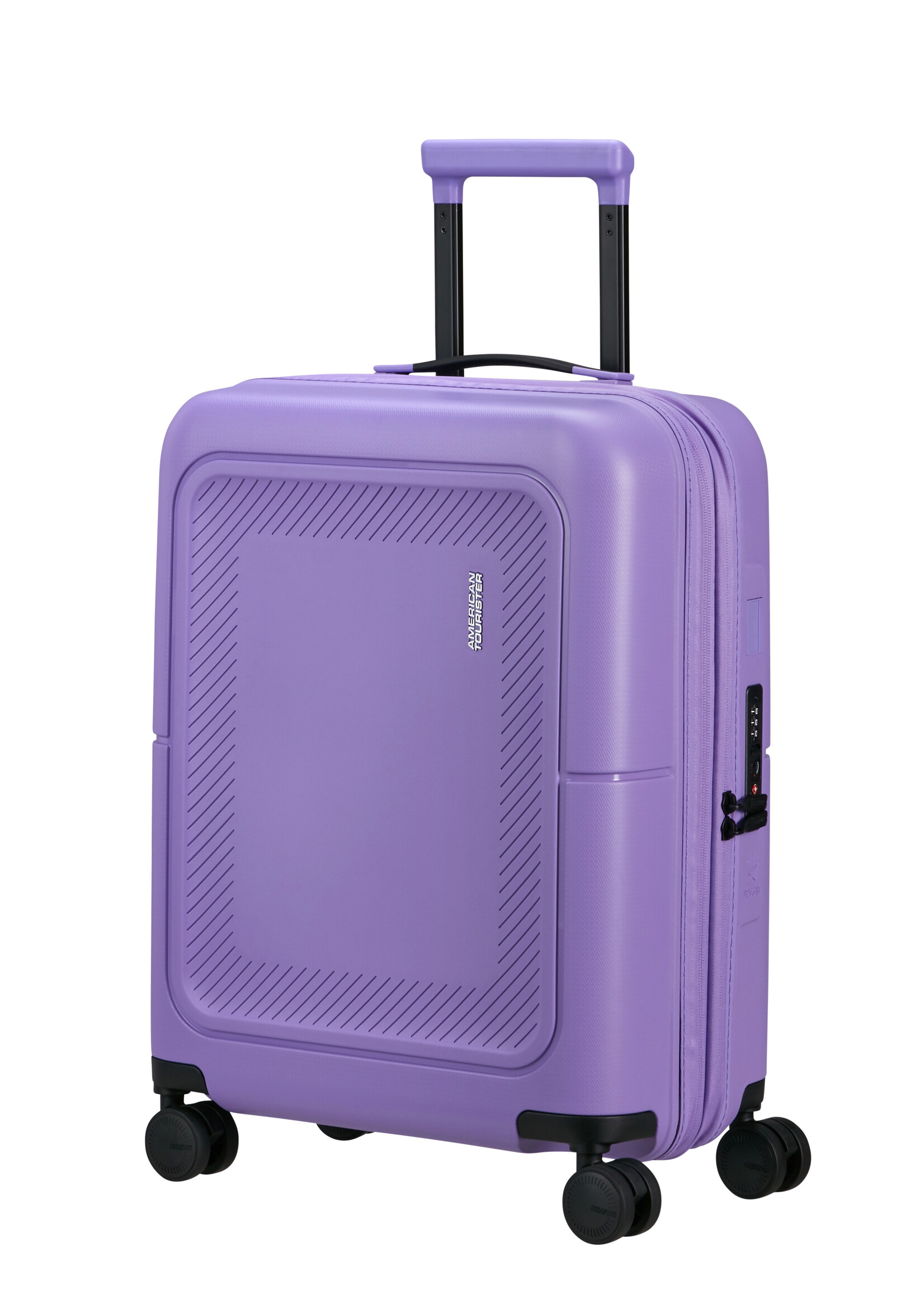 AMERICAN TOURISTER DASHPOP SPINNER 55 EXP VIOLET PURPLE