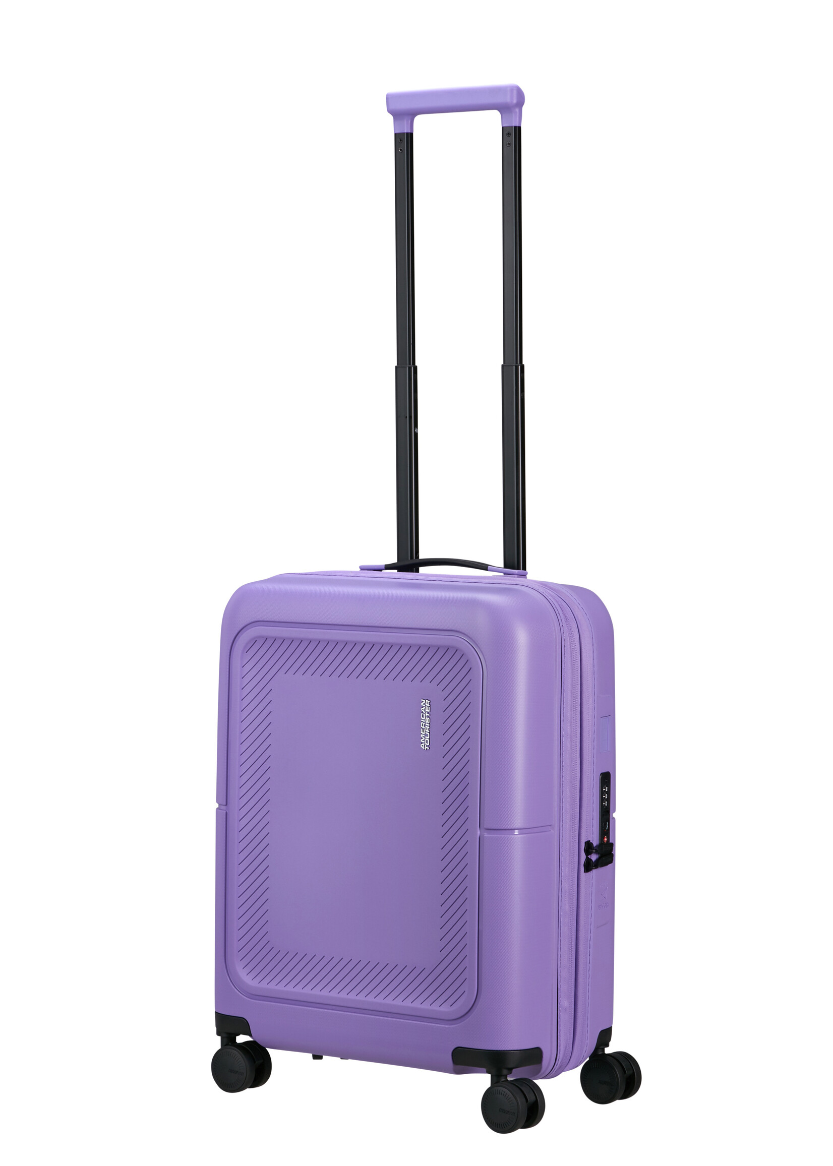 AMERICAN TOURISTER DASHPOP SPINNER 55 EXP VIOLET PURPLE