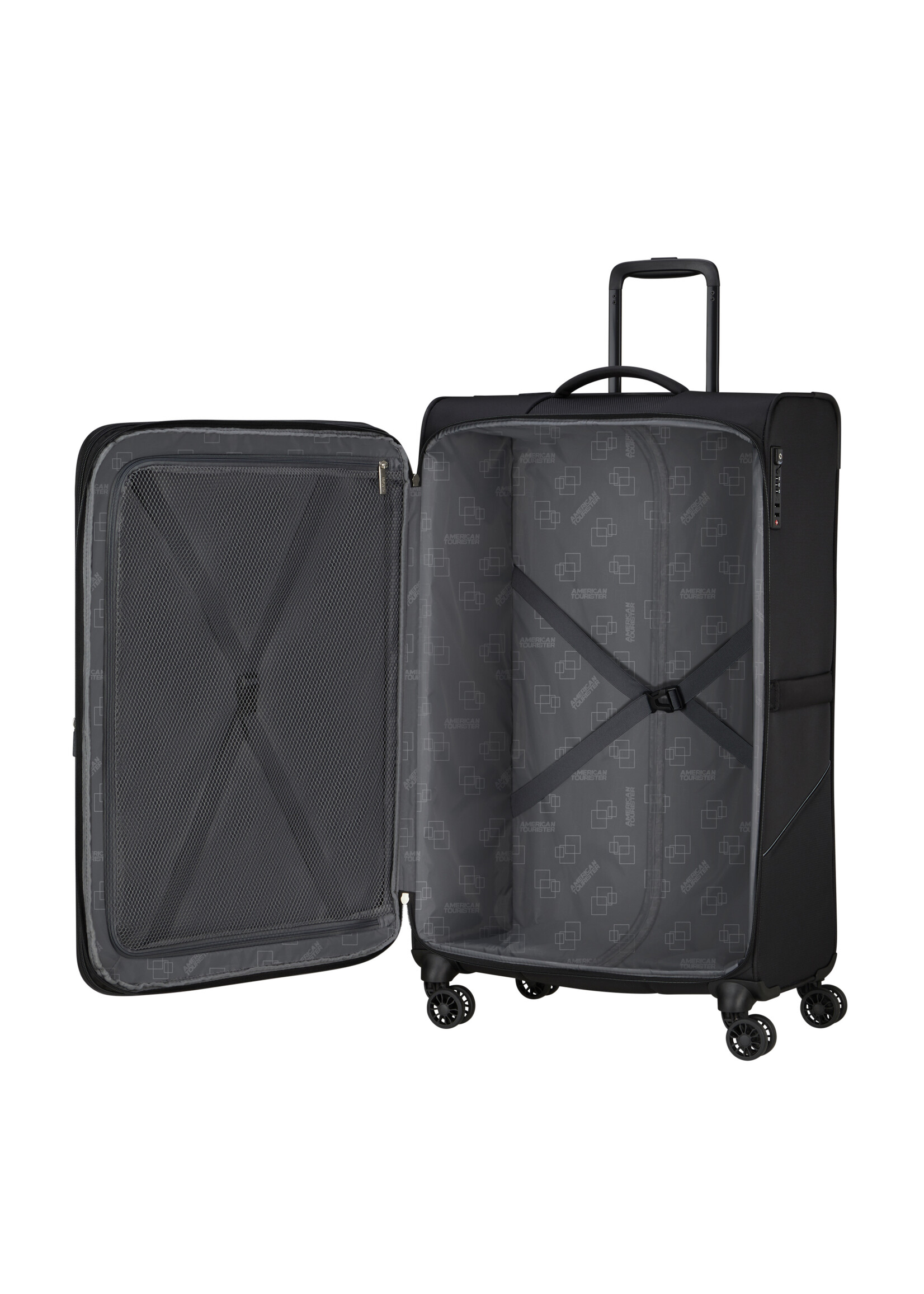 AMERICAN TOURISTER SUMMERRIDE SPINNER L EXP BLACK