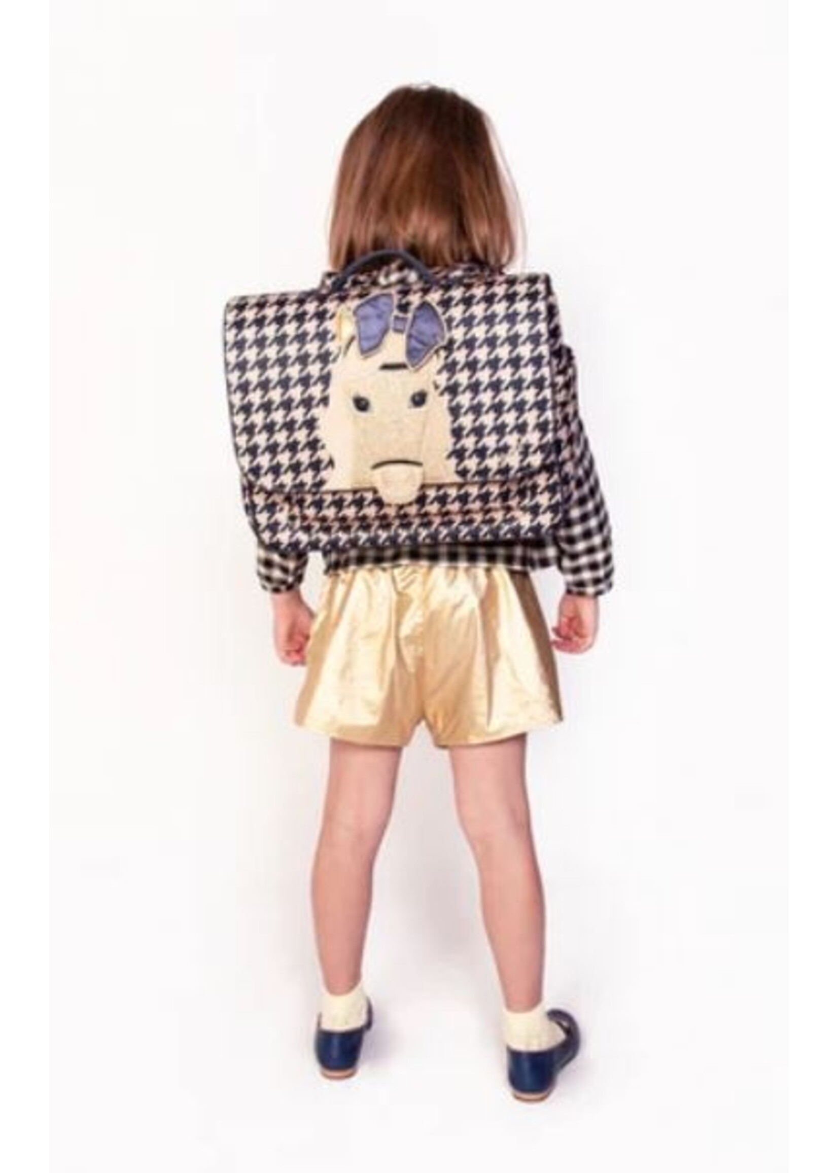 JEUNE PREMIER It Bag Midi Houndstooth Horse