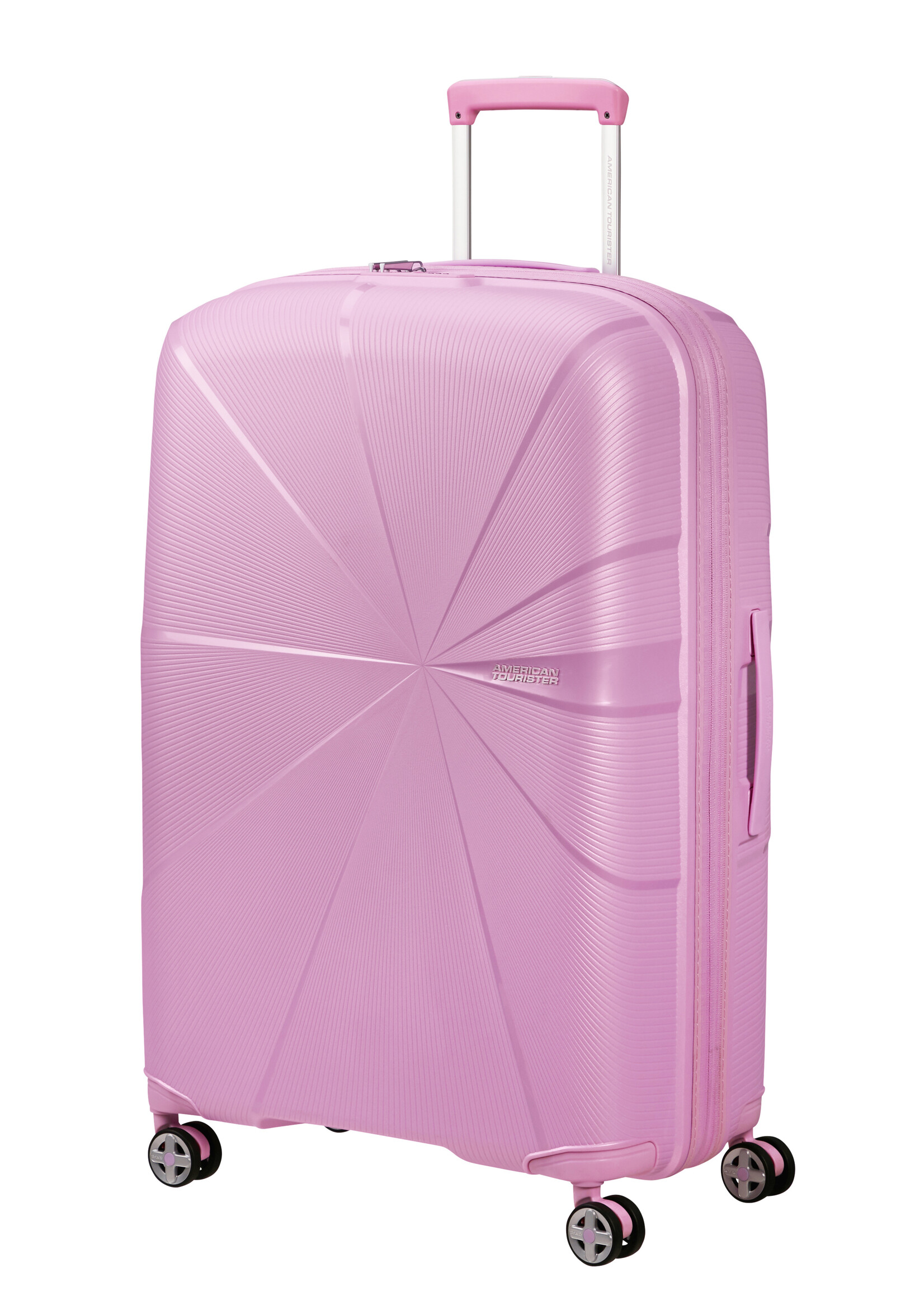 AMERICAN TOURISTER STARVIBE SPINNER 77 EXP METALLIC PASTEL LAVENDER