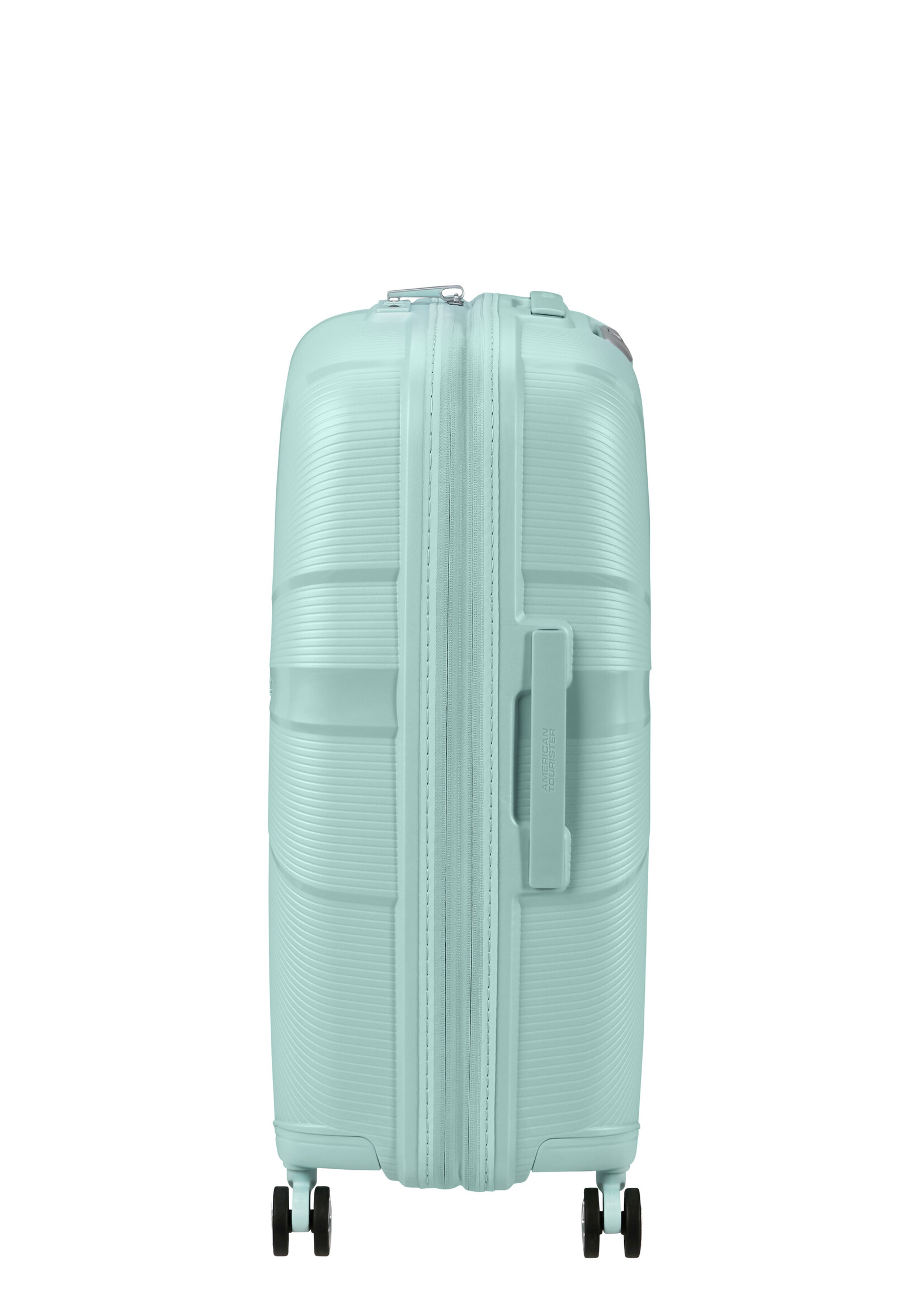 AMERICAN TOURISTER STARVIBE SPINNER 67 EXP METALLIC SURF BLUE
