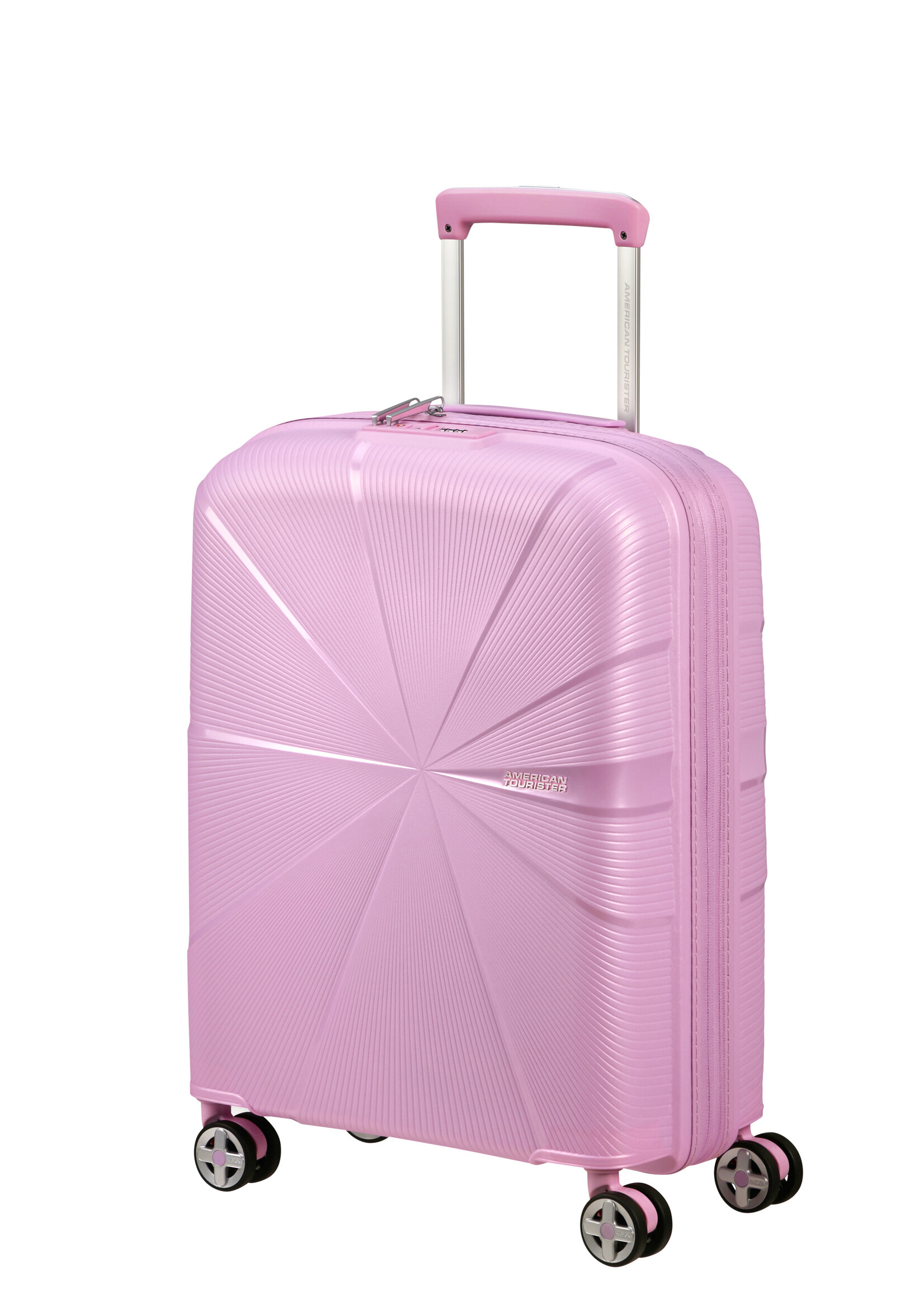 AMERICAN TOURISTER STARVIBE SPINNER 55 EXP METALLIC PASTEL LAVENDER