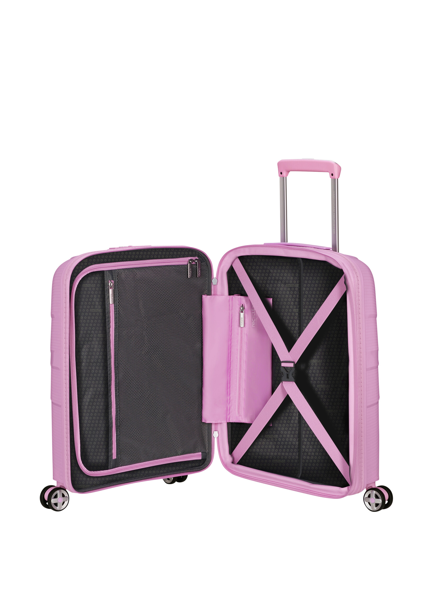 AMERICAN TOURISTER STARVIBE SPINNER 55 EXP METALLIC PASTEL LAVENDER