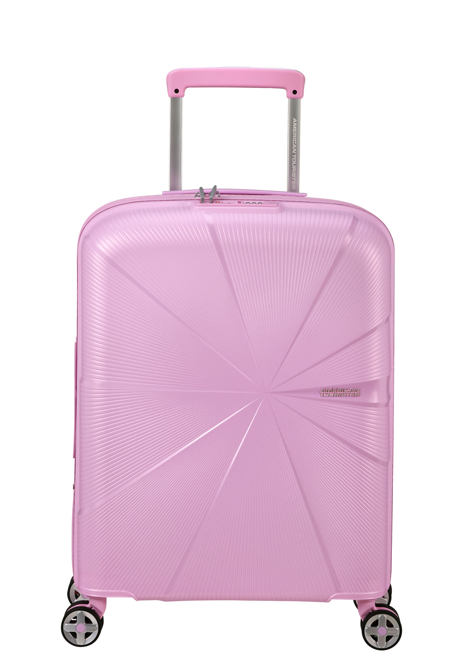 AMERICAN TOURISTER STARVIBE SPINNER 55 EXP METALLIC PASTEL LAVENDER