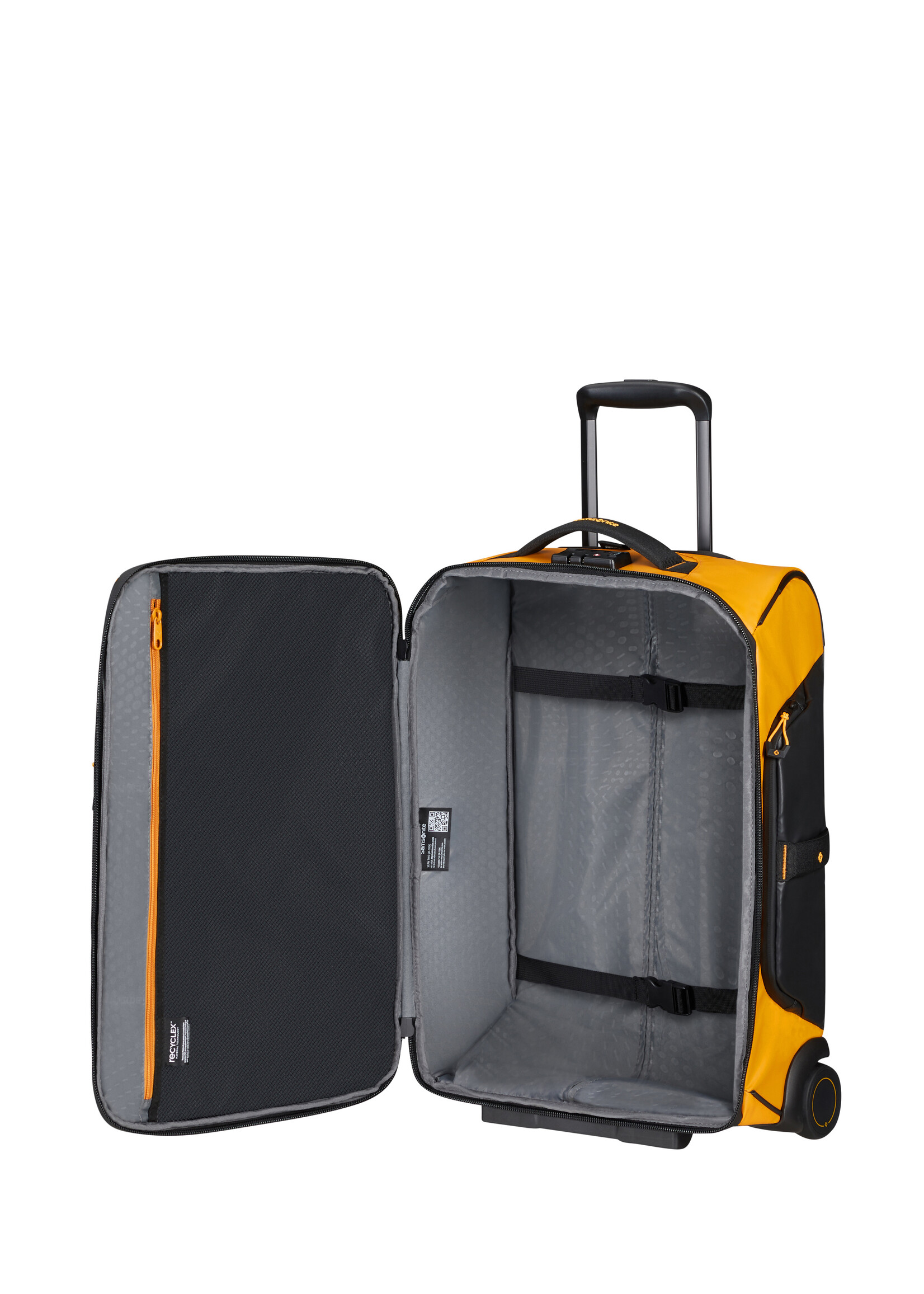 SAMSONITE ECODIVER DUFFLE WHEELS 55 YELLOW