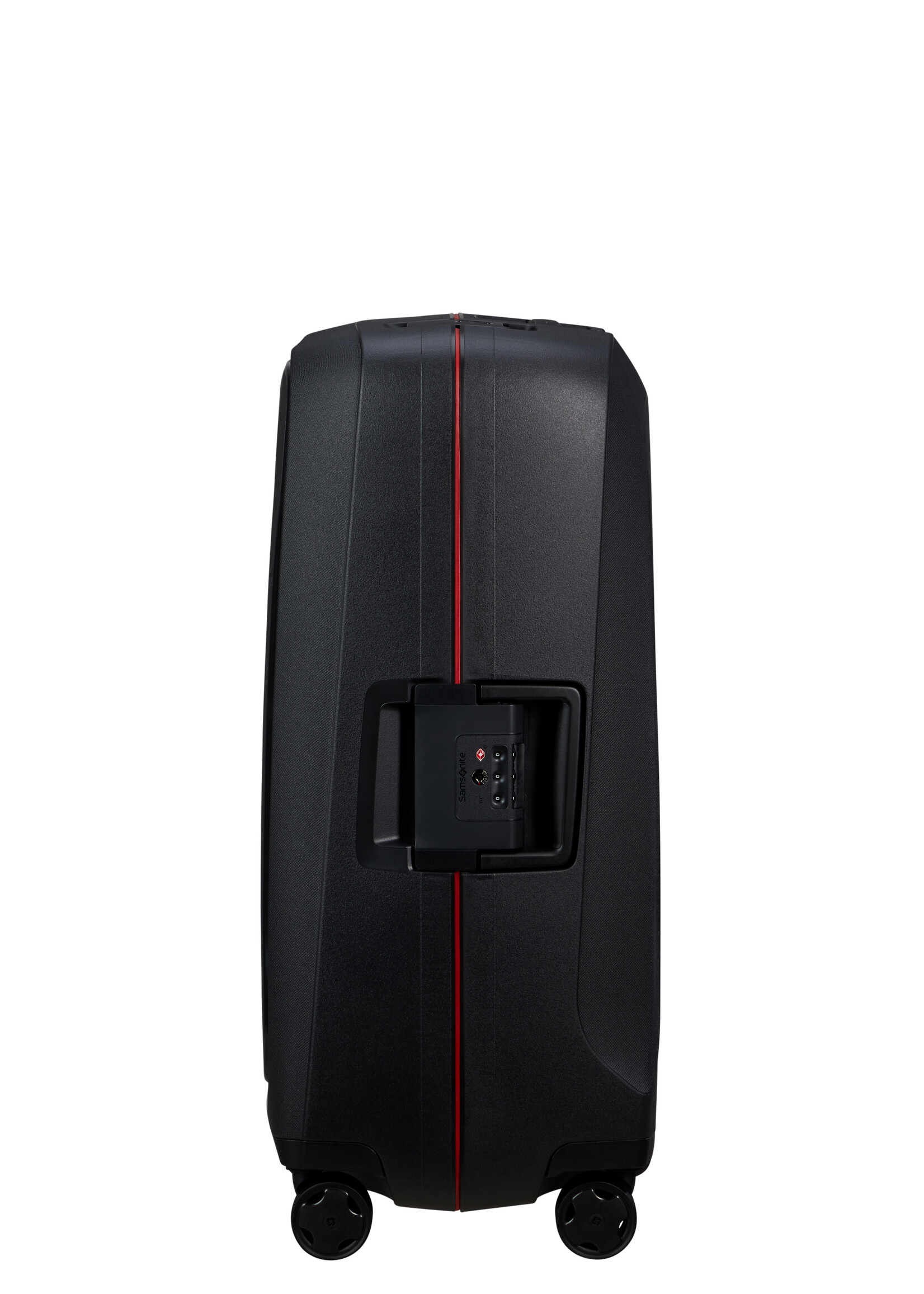 SAMSONITE ESSENS SPINNER 69 CHARCOAL RED