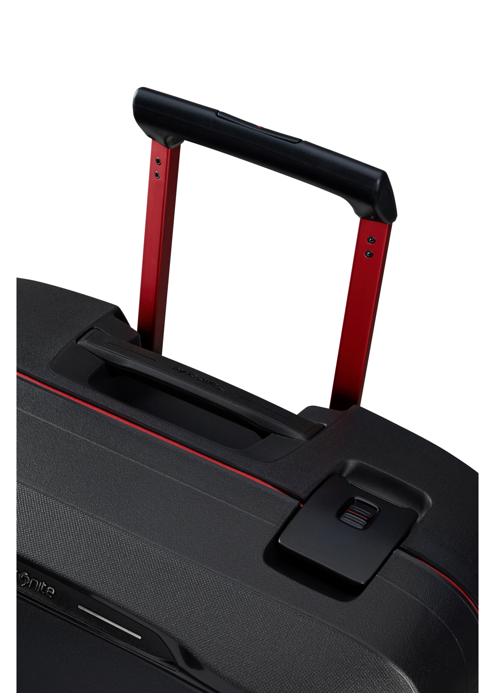 SAMSONITE ESSENS SPINNER 69 CHARCOAL RED