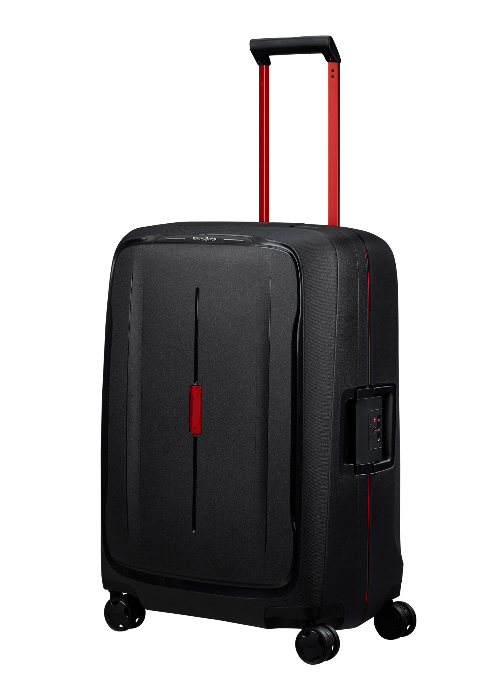 SAMSONITE ESSENS SPINNER 69 CHARCOAL RED