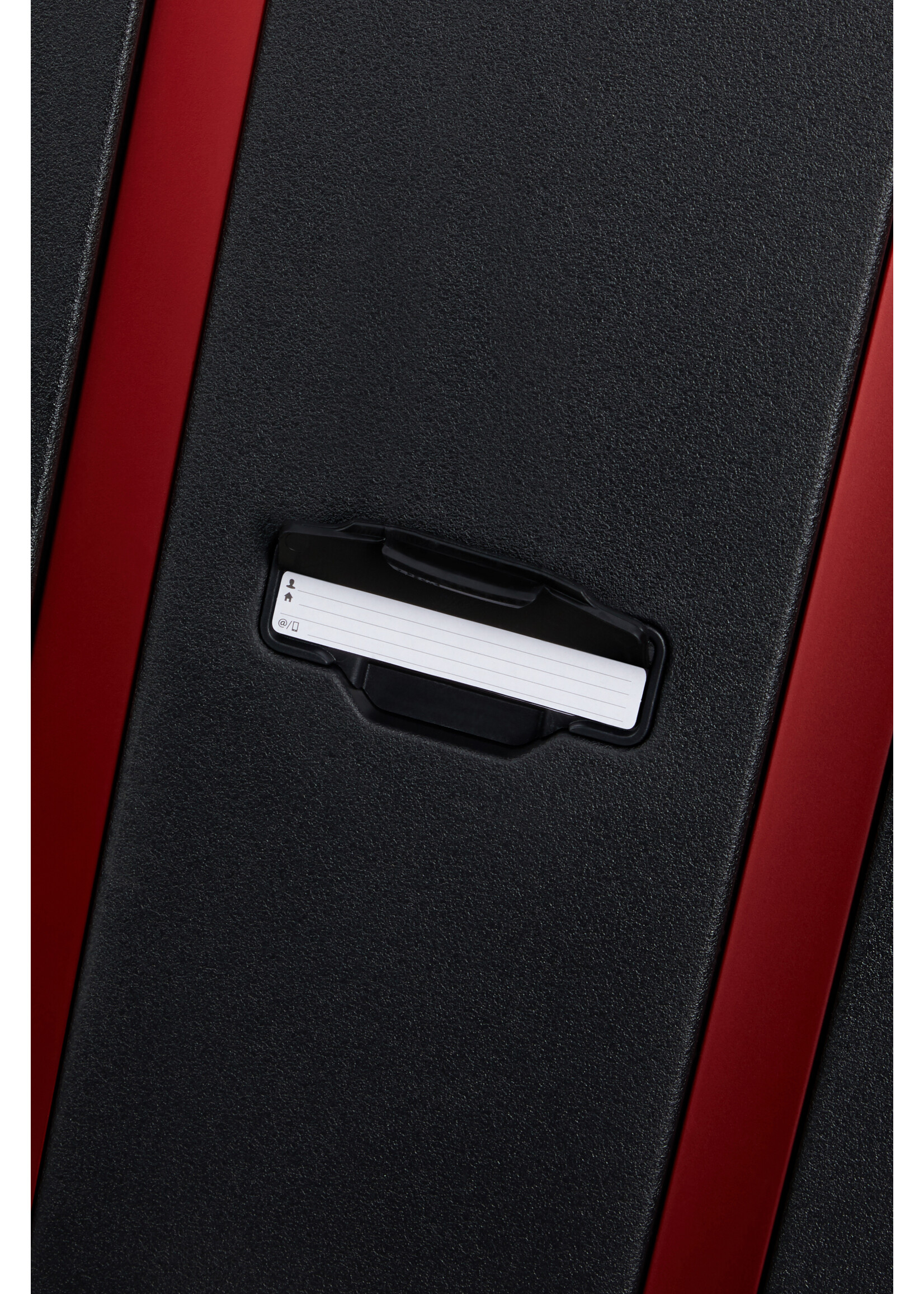 SAMSONITE ESSENS SPINNER 69 CHARCOAL RED
