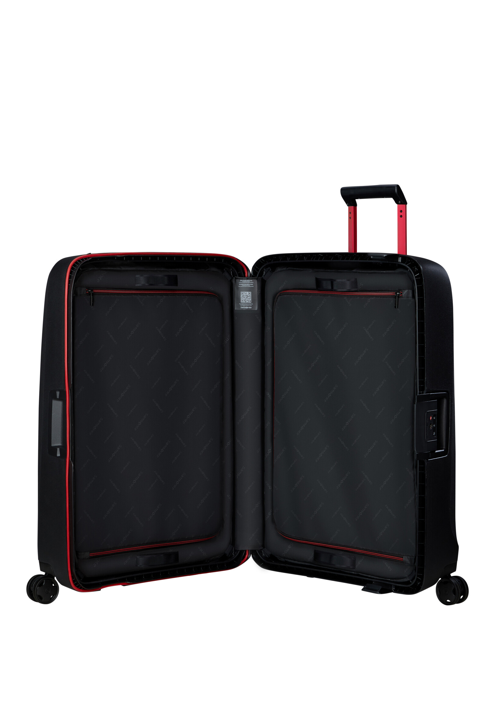 SAMSONITE ESSENS SPINNER 75 CHARCOAL RED