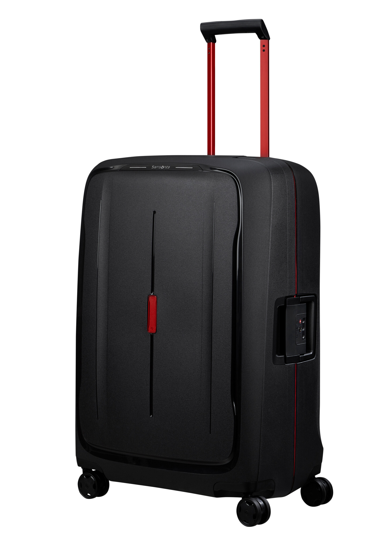 SAMSONITE ESSENS SPINNER 75 CHARCOAL RED