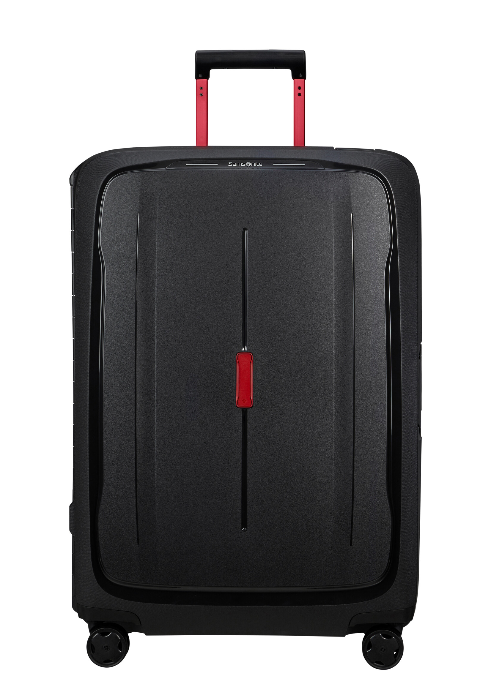SAMSONITE ESSENS SPINNER 75 CHARCOAL RED