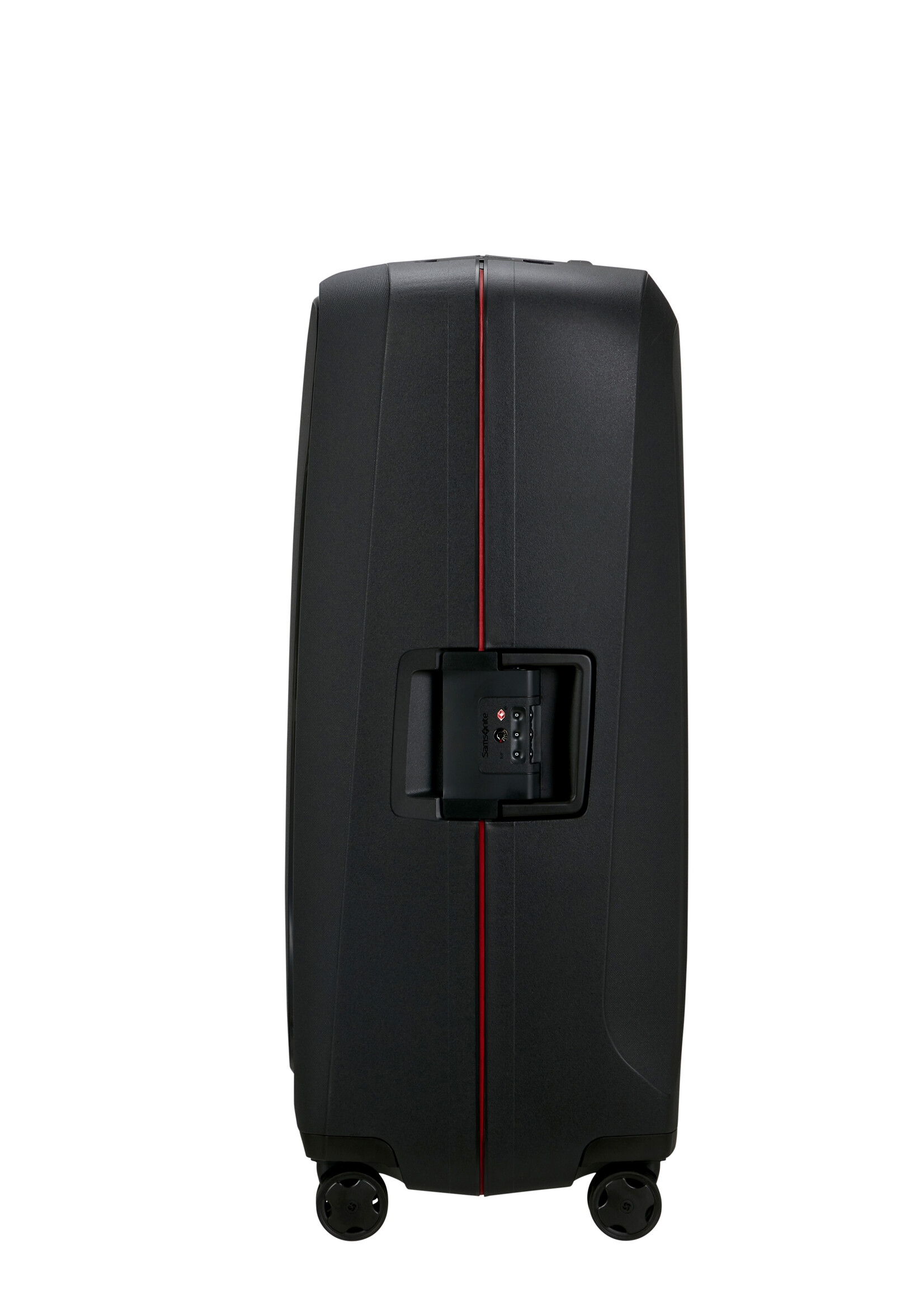 SAMSONITE ESSENS SPINNER 81 CHARCOAL RED
