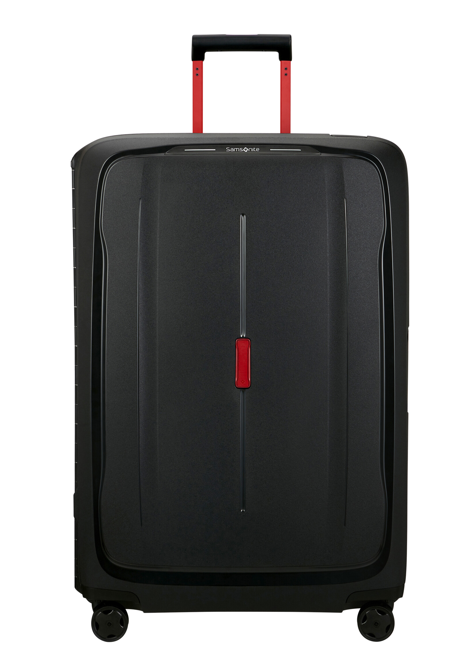 SAMSONITE ESSENS SPINNER 81 CHARCOAL RED