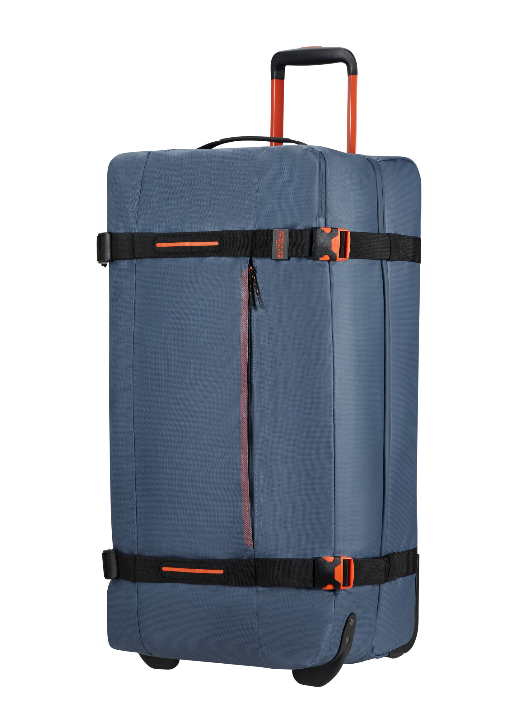 AMERICAN TOURISTER URBAN TRACK DUFFLE WHEELS L COATED NAVY/ORANGE