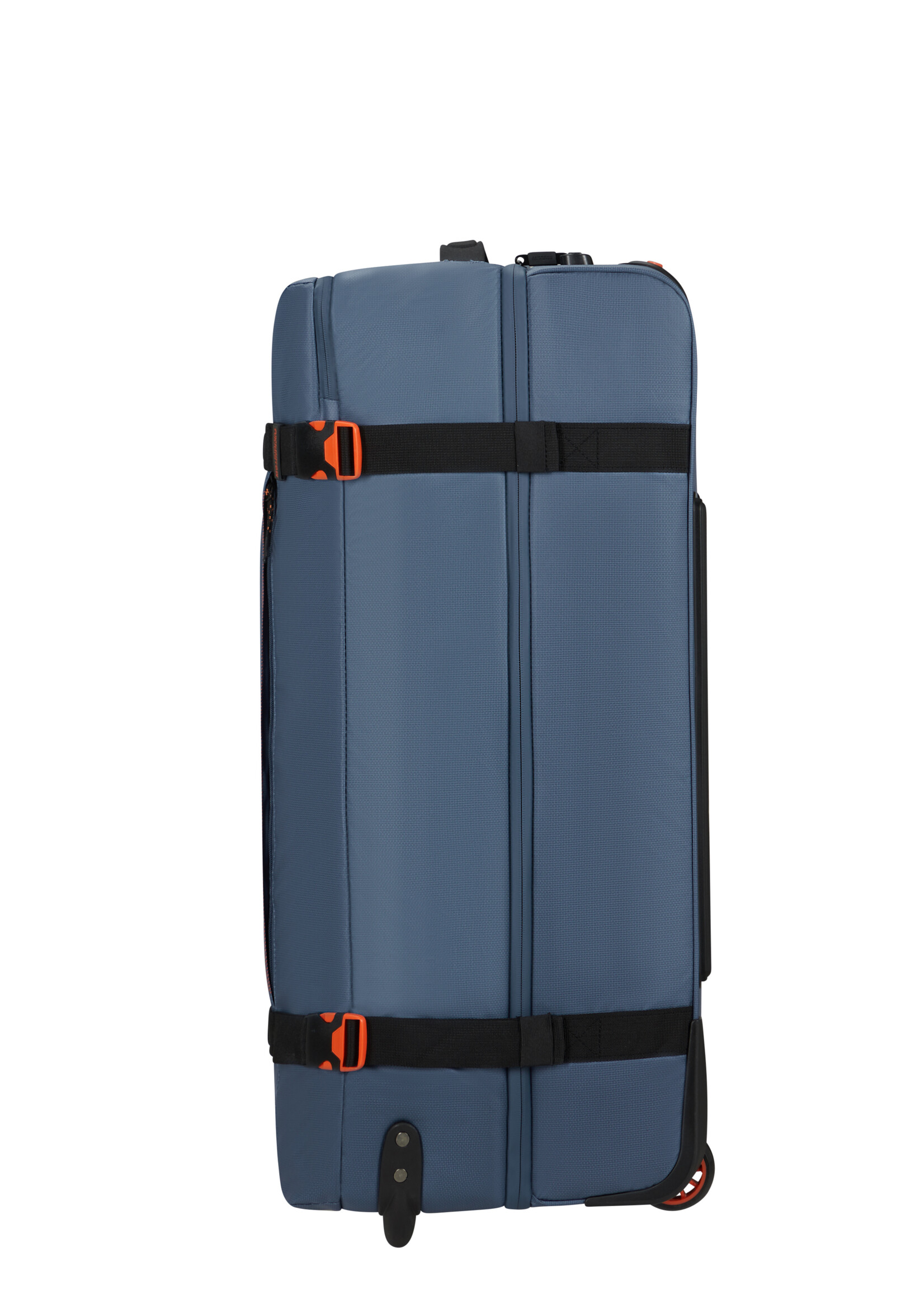 AMERICAN TOURISTER URBAN TRACK DUFFLE WHEELS L COATED NAVY/ORANGE