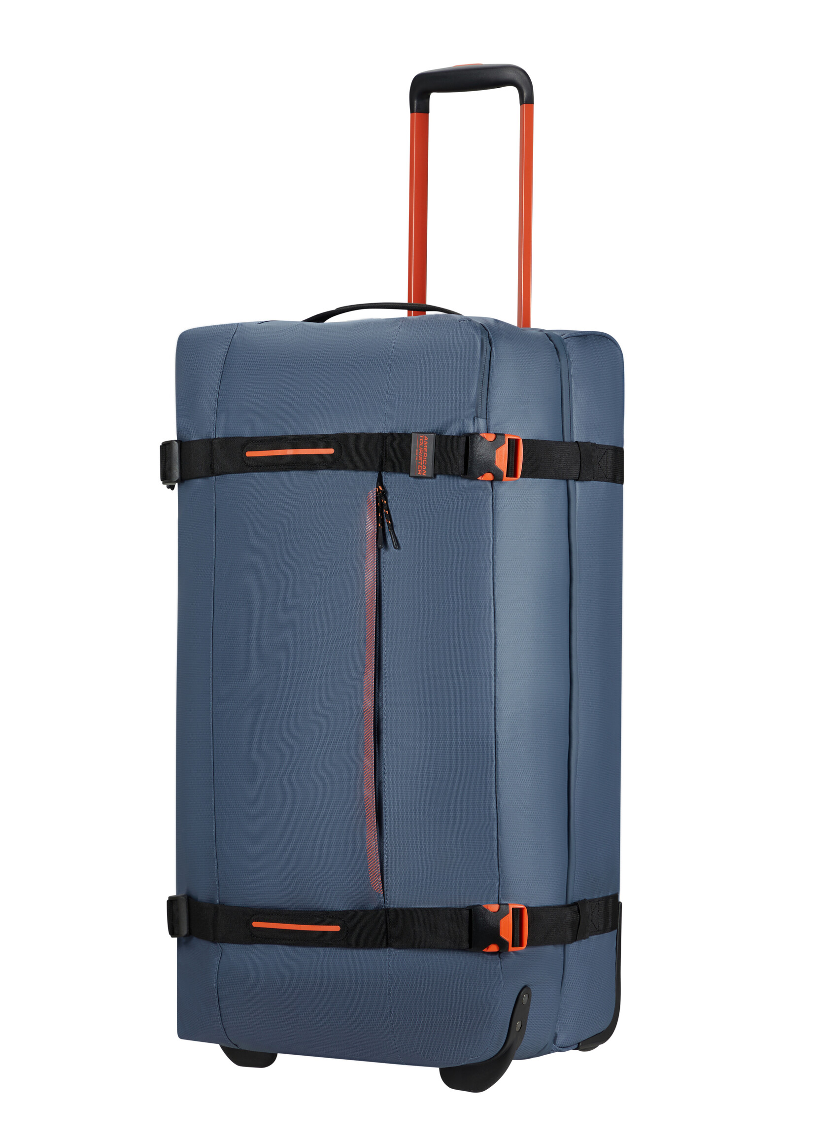 AMERICAN TOURISTER URBAN TRACK DUFFLE WHEELS L COATED NAVY/ORANGE