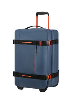 AMERICAN TOURISTER URBAN TRACK DUFFLE WHEELS S COATED NAVY/ORANGE