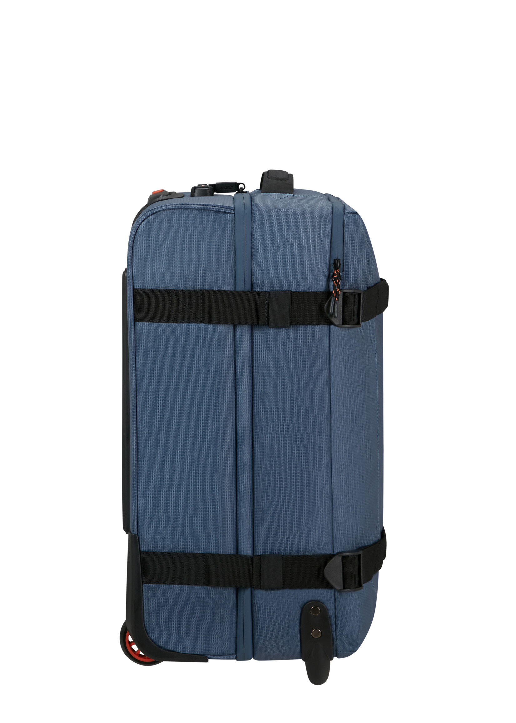 AMERICAN TOURISTER URBAN TRACK DUFFLE WHEELS S COATED NAVY/ORANGE
