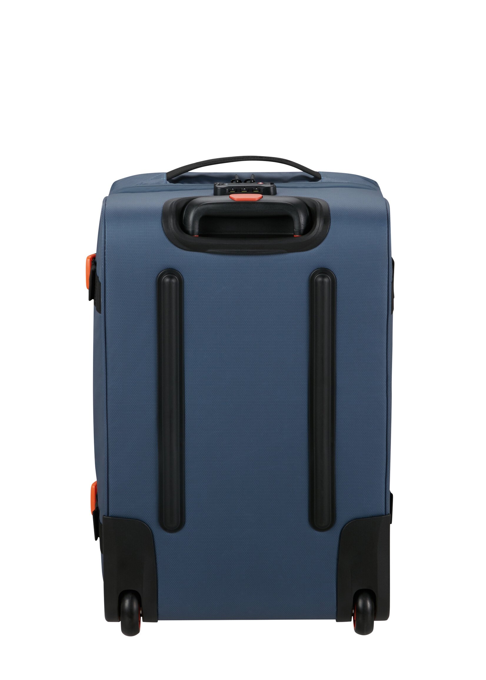 AMERICAN TOURISTER URBAN TRACK DUFFLE WHEELS S COATED NAVY/ORANGE