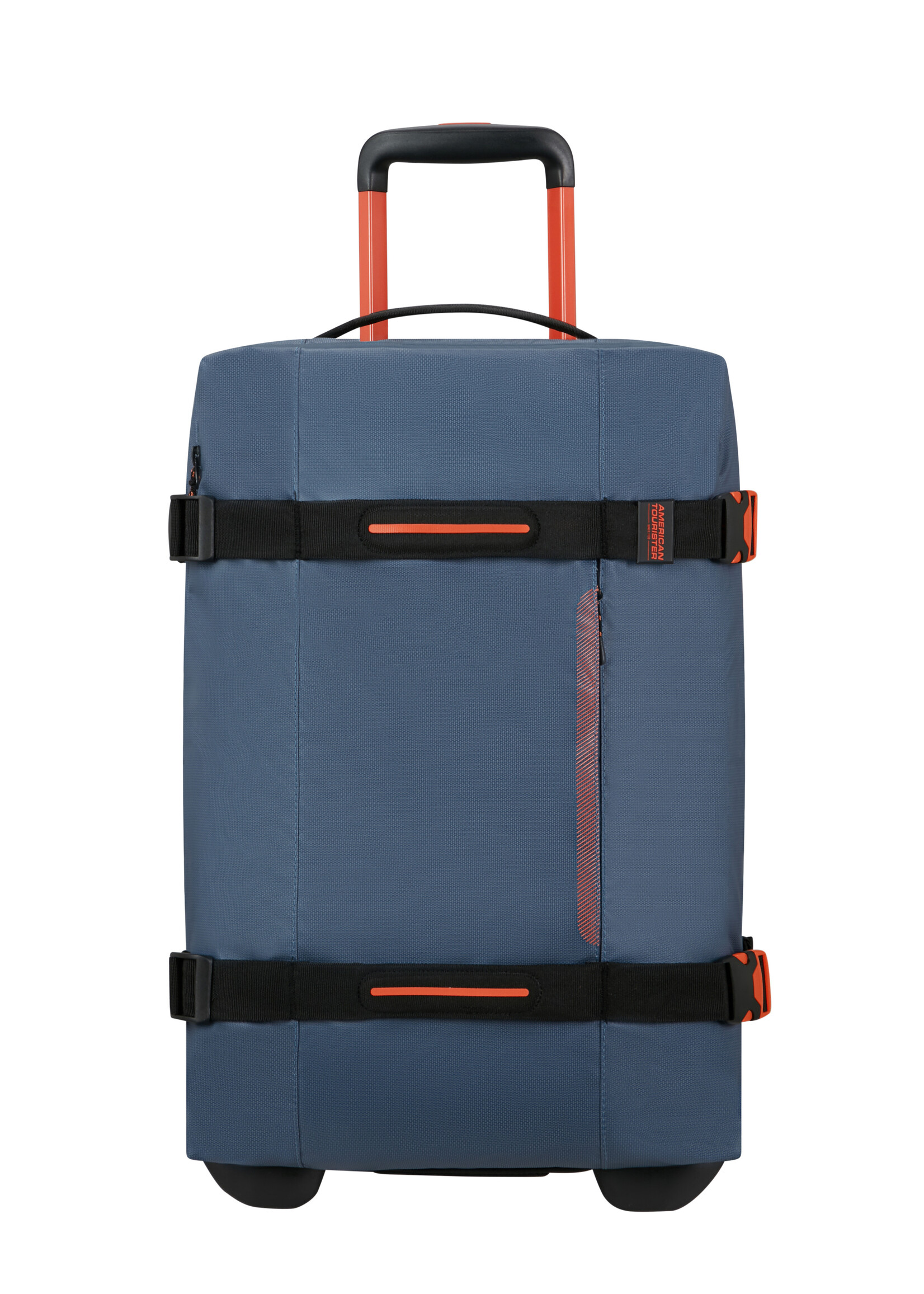 AMERICAN TOURISTER URBAN TRACK DUFFLE WHEELS S COATED NAVY/ORANGE