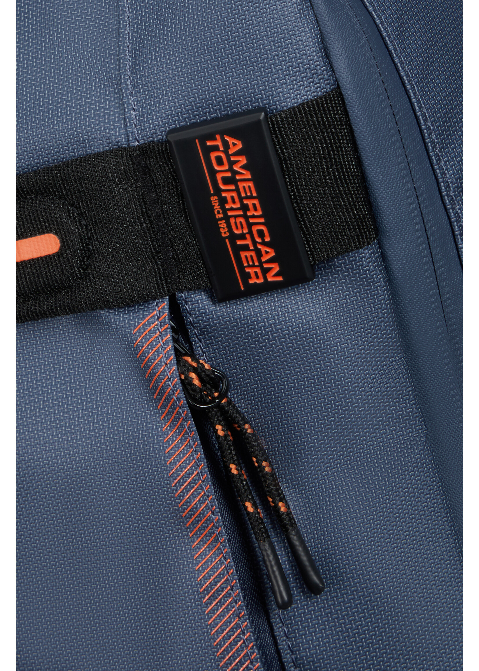 AMERICAN TOURISTER URBAN TRACK CABIN BACKPACK COATED NAVY/ORANGE