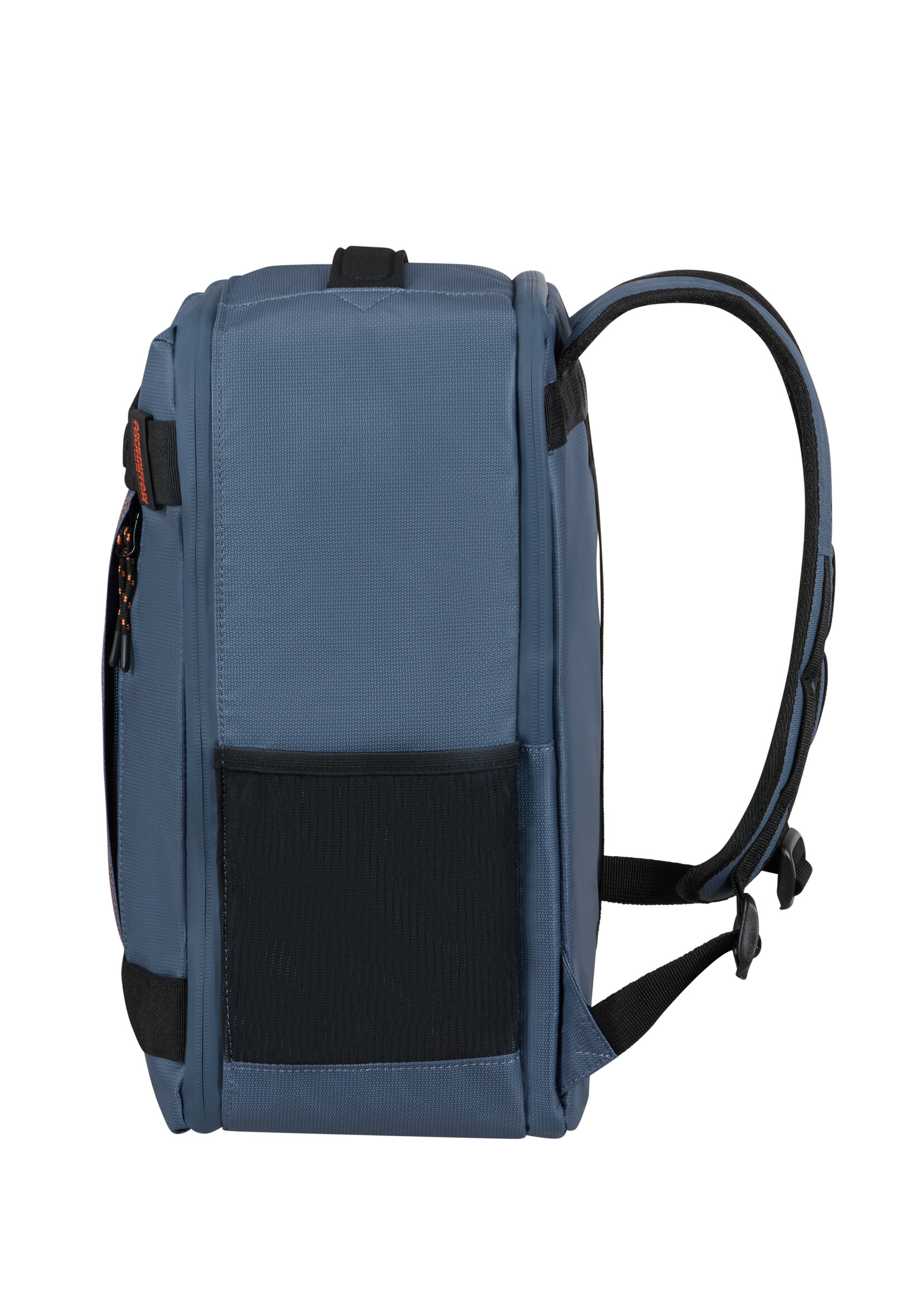 AMERICAN TOURISTER URBAN TRACK CABIN BACKPACK COATED NAVY/ORANGE