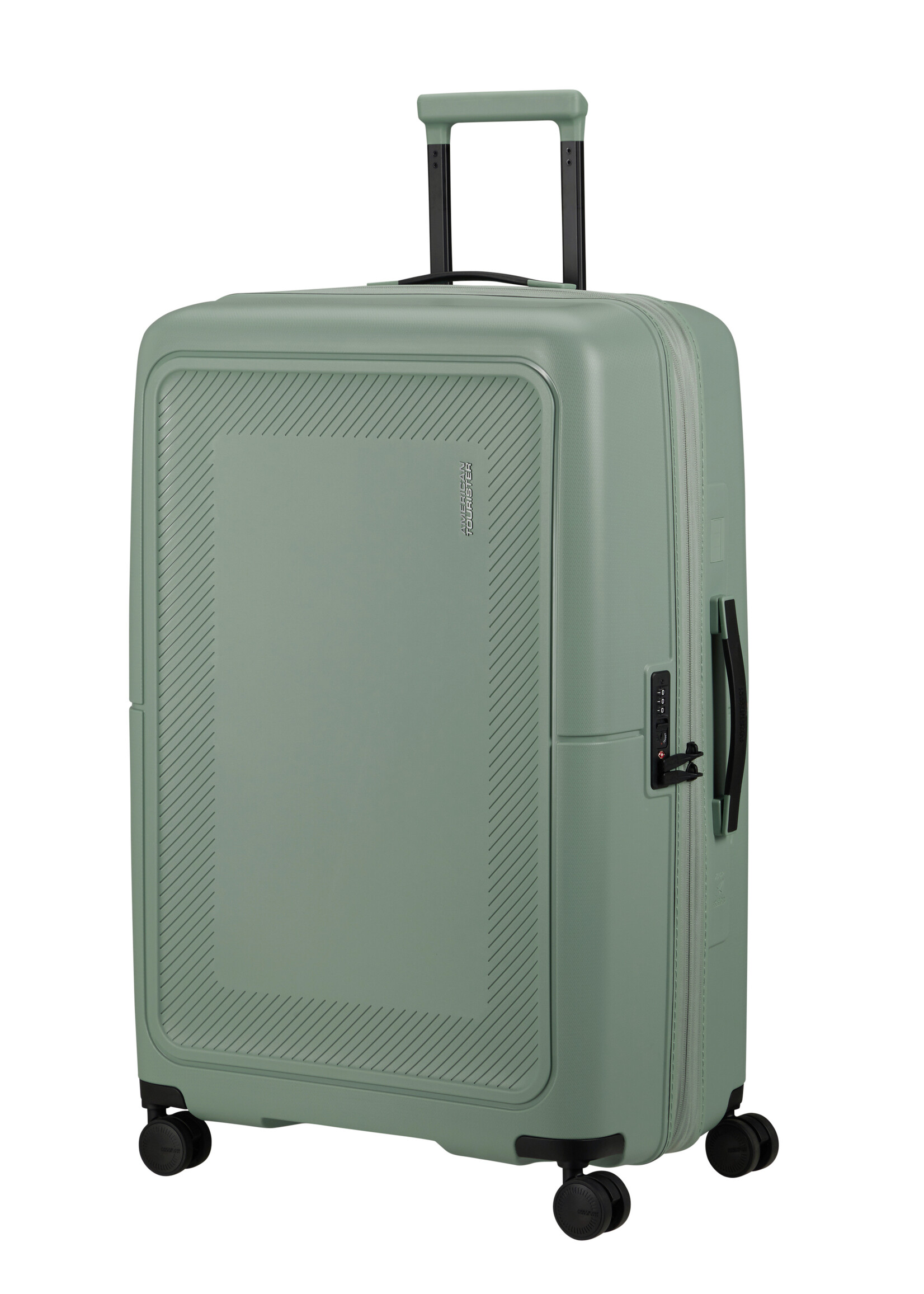 AMERICAN TOURISTER DASHPOP SPINNER 77 EXP ICEBERG GREEN