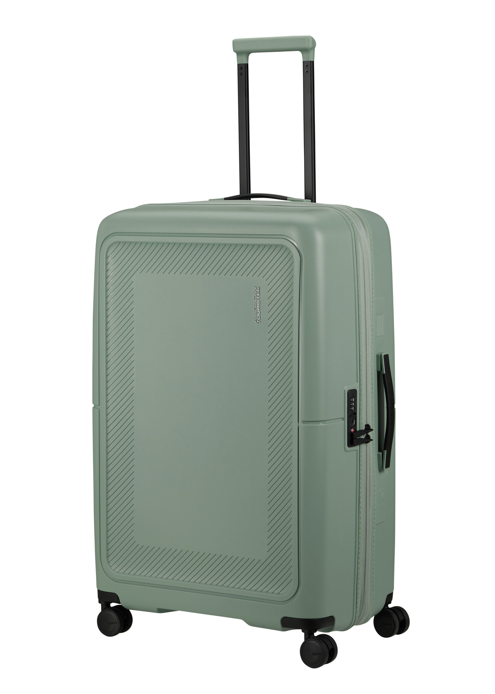 AMERICAN TOURISTER DASHPOP SPINNER 77 EXP ICEBERG GREEN