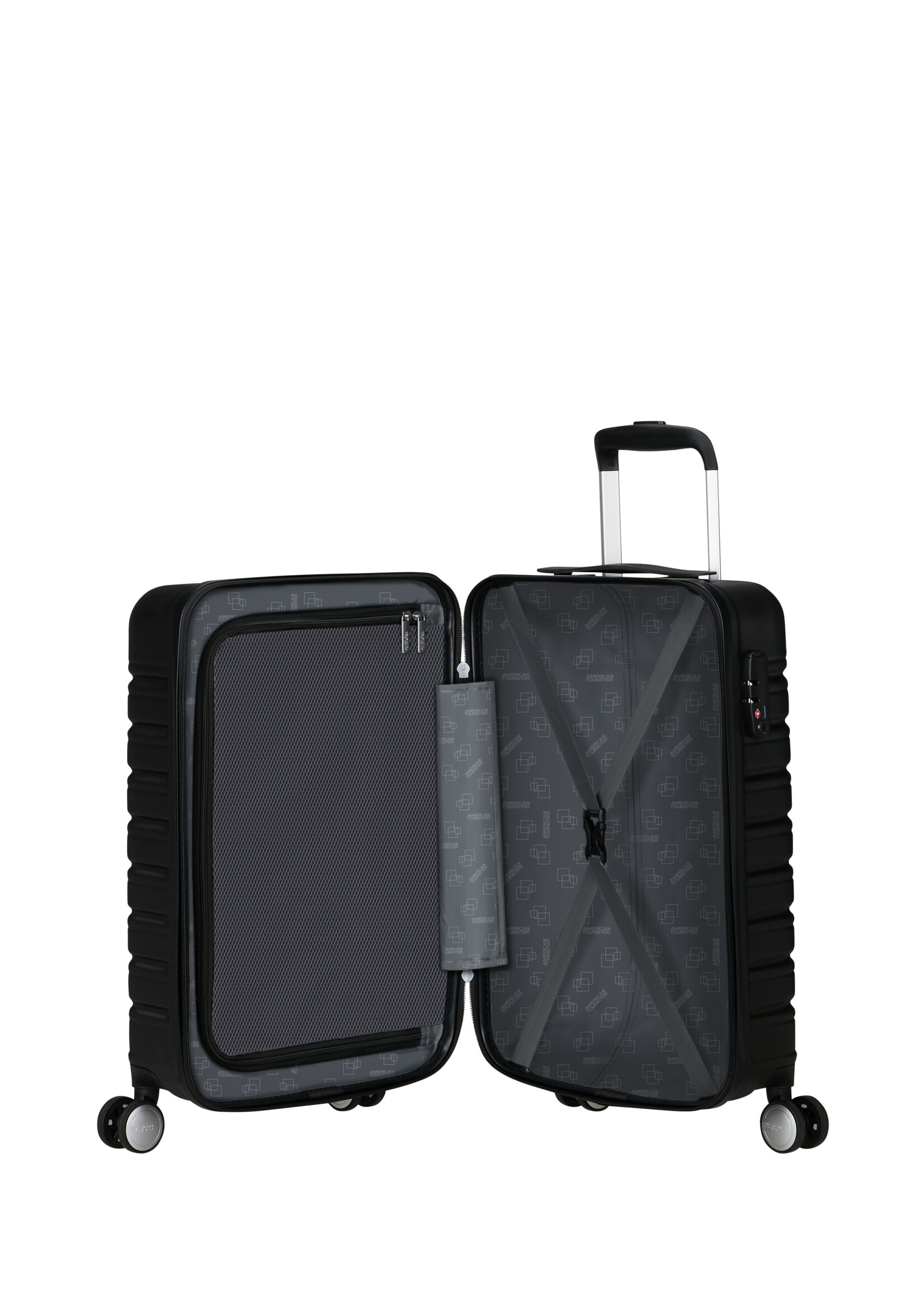 AMERICAN TOURISTER FLASHLINE SPINNER 55 L 35 SHADOW BLACK
