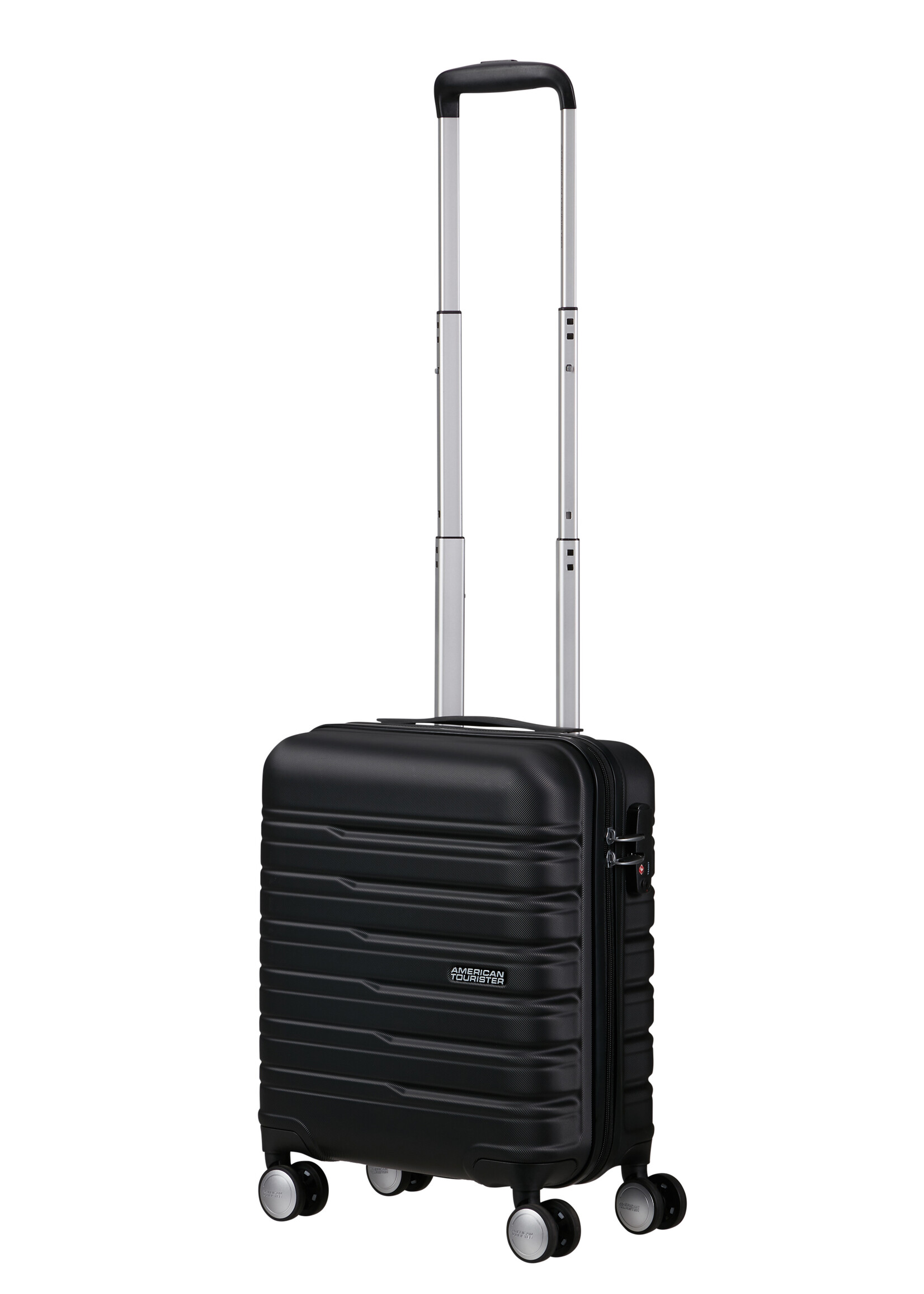 AMERICAN TOURISTER FLASHLINE SPINNER UNDERSEATER SHADOW BLACK