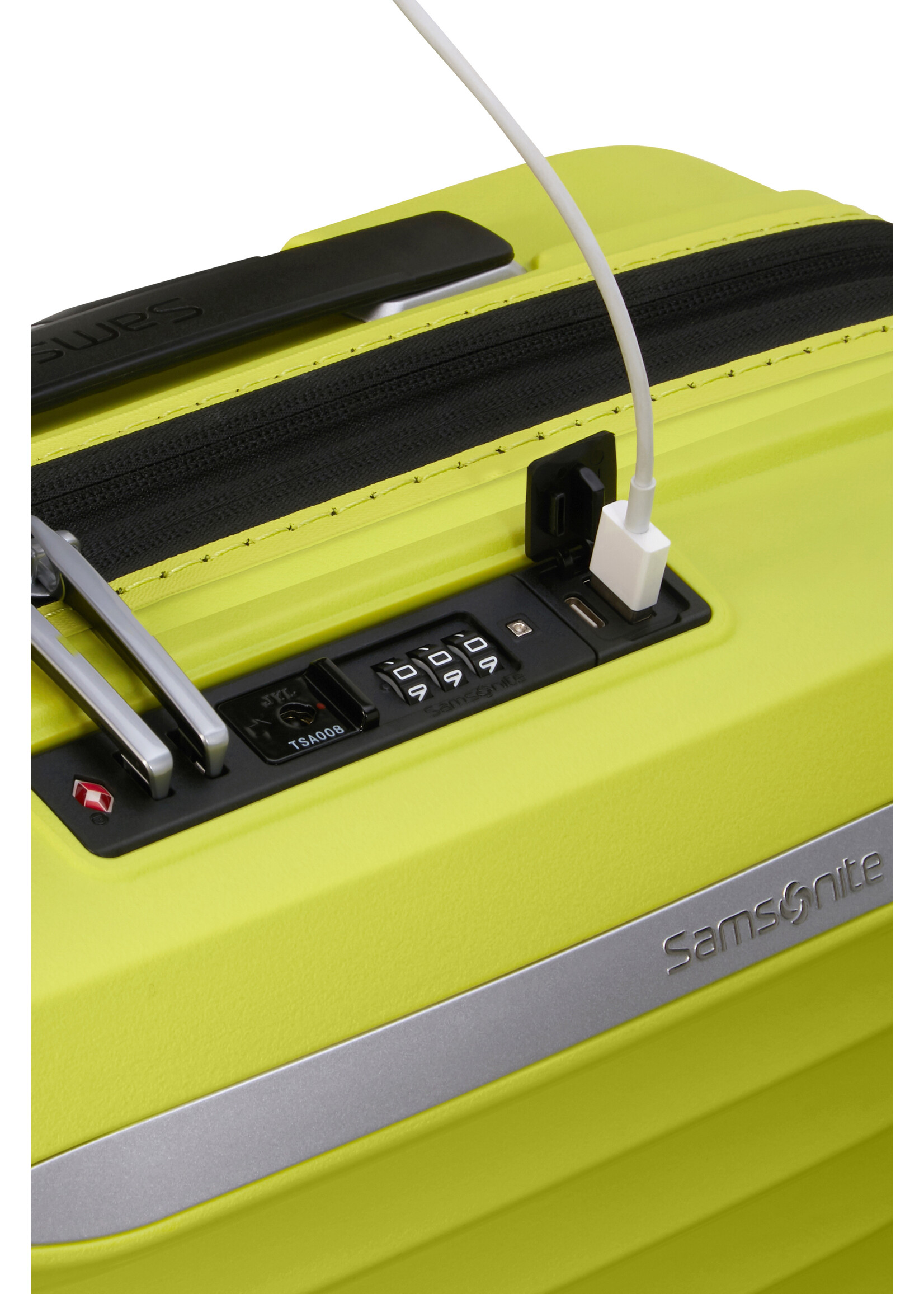 SAMSONITE UPSCAPE SPINNER 55 EXP LIME