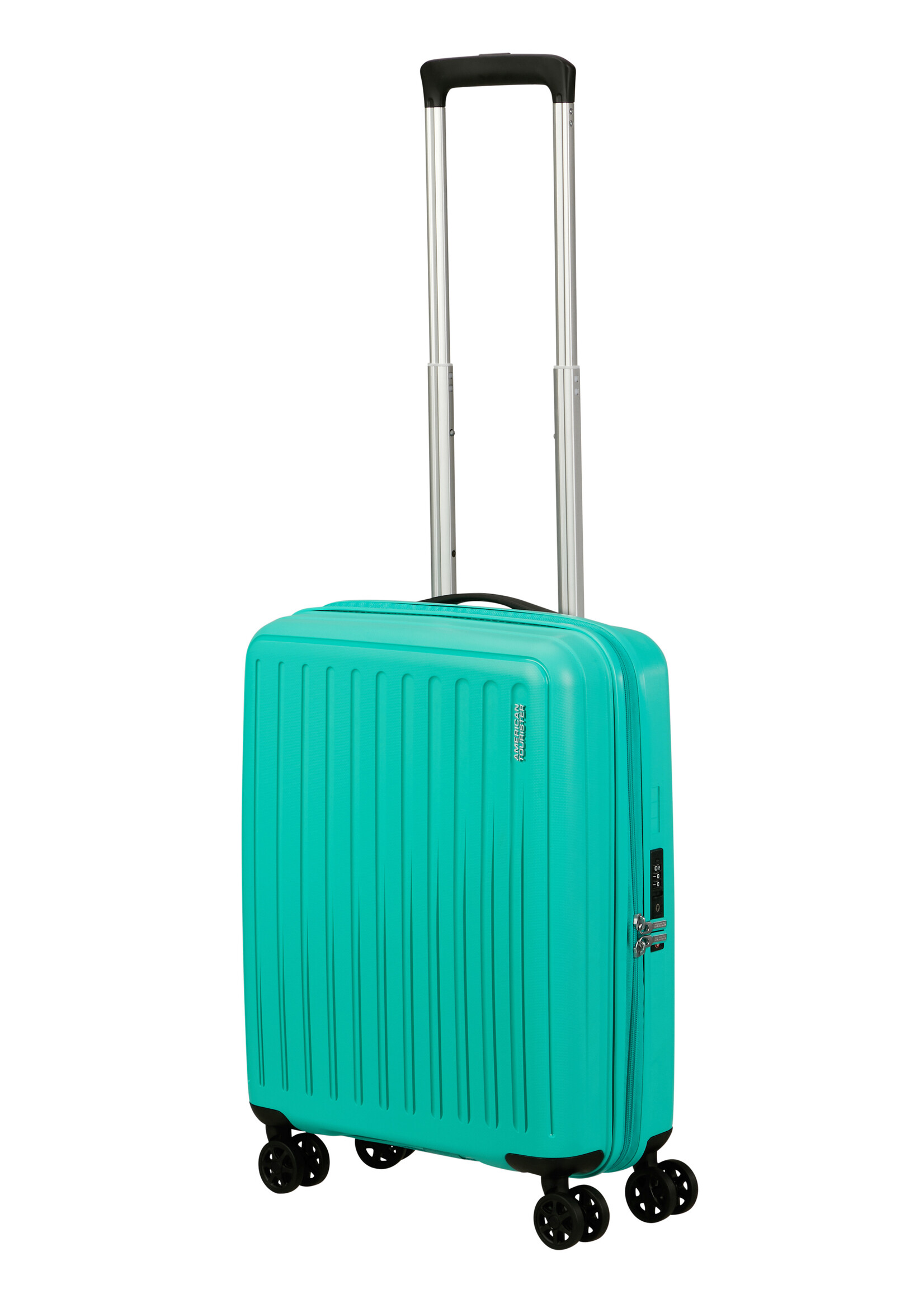 AMERICAN TOURISTER REJOY SPINNER 55 TSA AQUATIC AWE