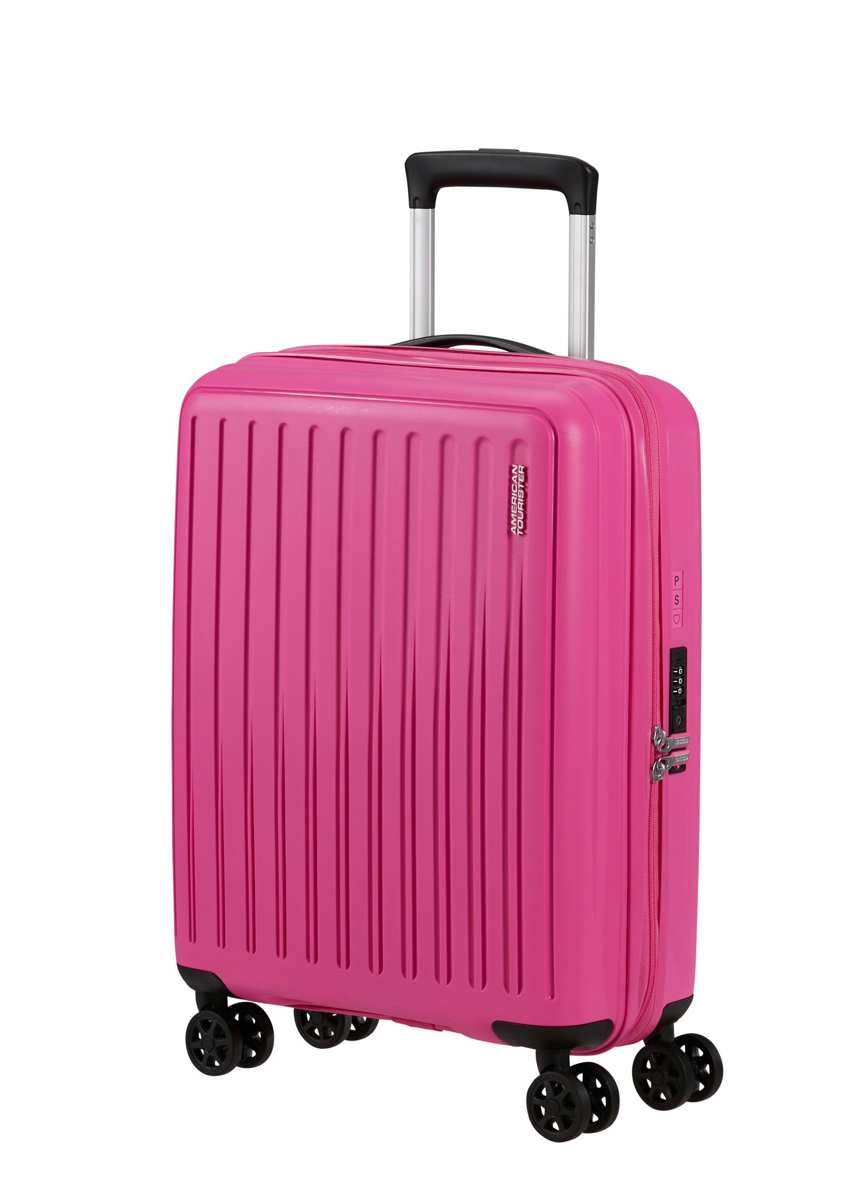 AMERICAN TOURISTER REJOY SPINNER 55 TSA HAWAIIAN PINK