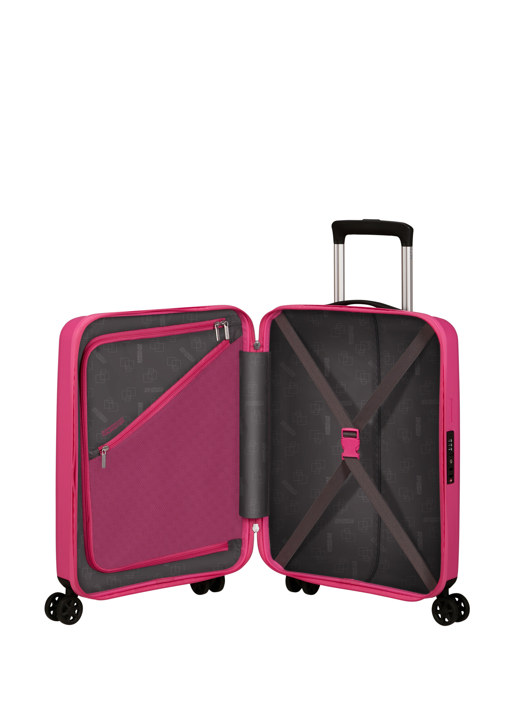AMERICAN TOURISTER REJOY SPINNER 55 TSA HAWAIIAN PINK