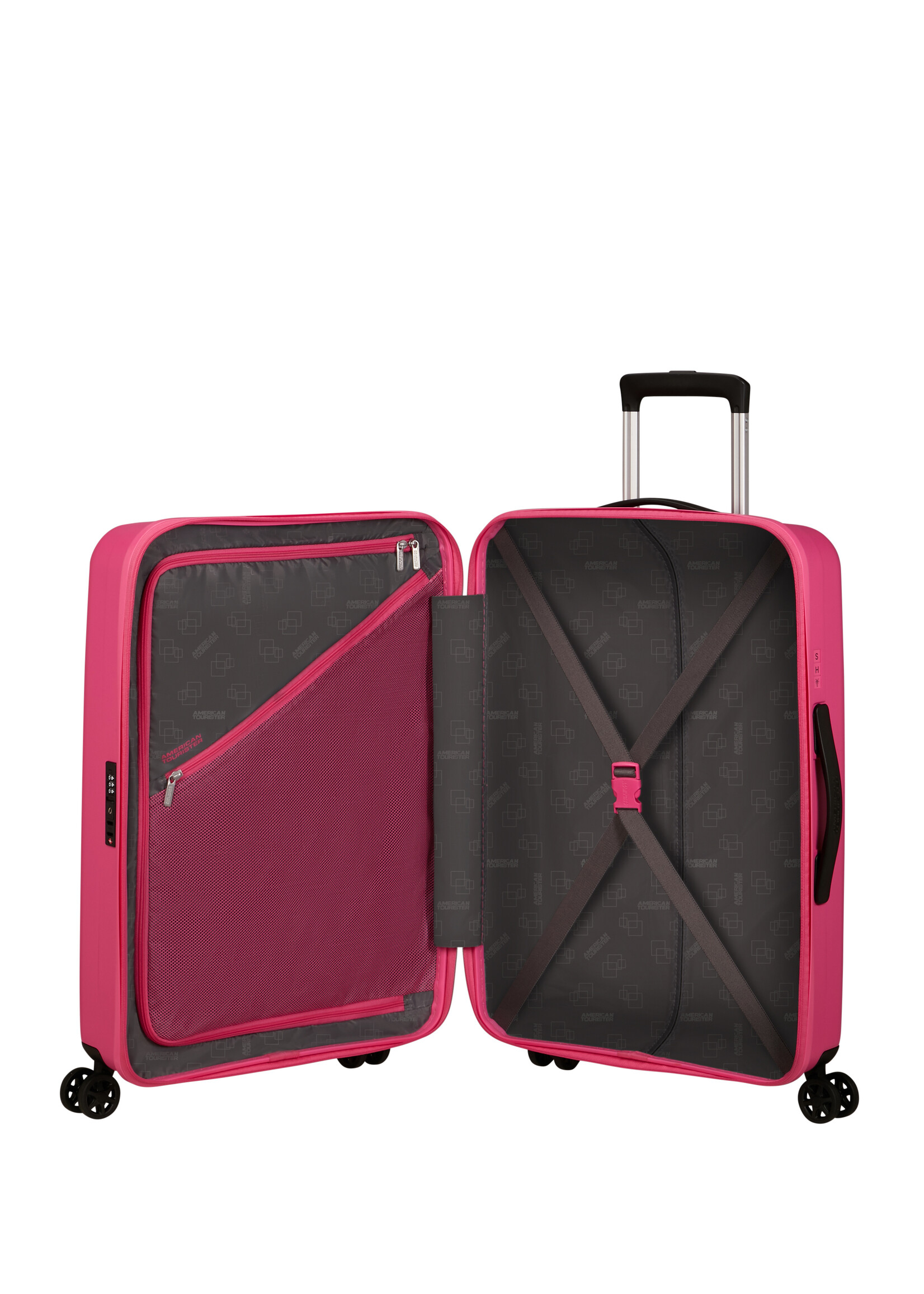 AMERICAN TOURISTER REJOY SPINNER 68 HAWAIIAN PINK