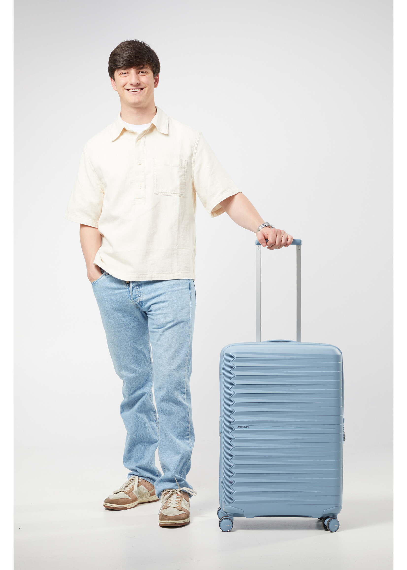 AMERICAN TOURISTER FASTFORWARD SP 68 EXP STEEL BLUE