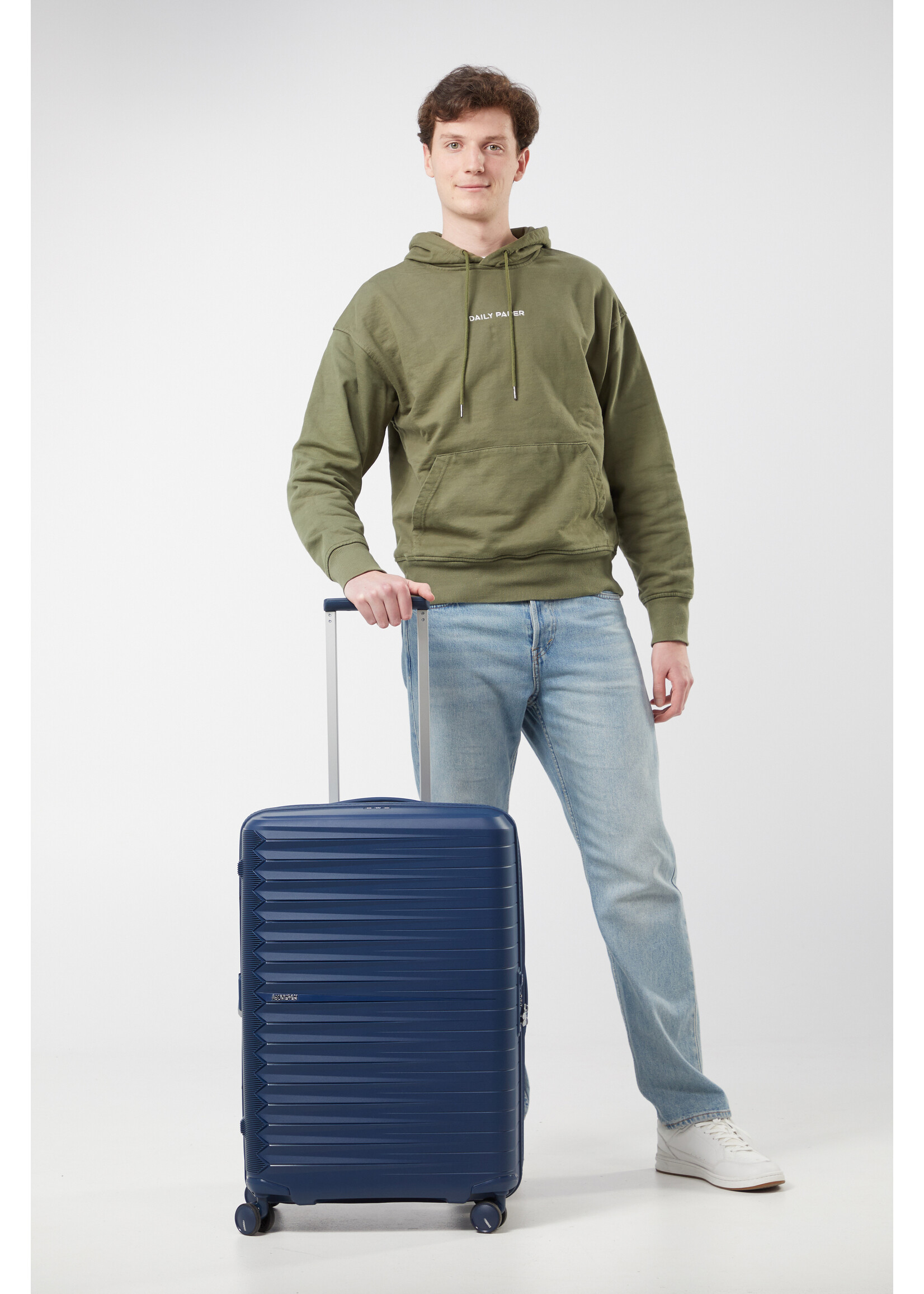 AMERICAN TOURISTER FASTFORWARD SP 68 EXP NAVY BLUE