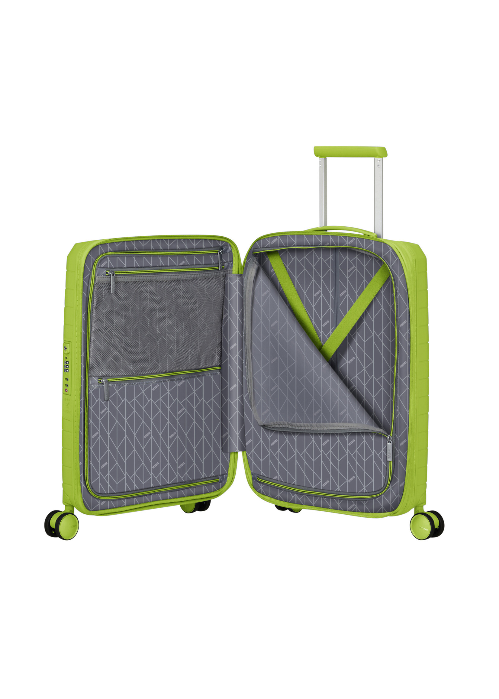 AMERICAN TOURISTER FASTFORWARD SP 55 EXP NEON LIME