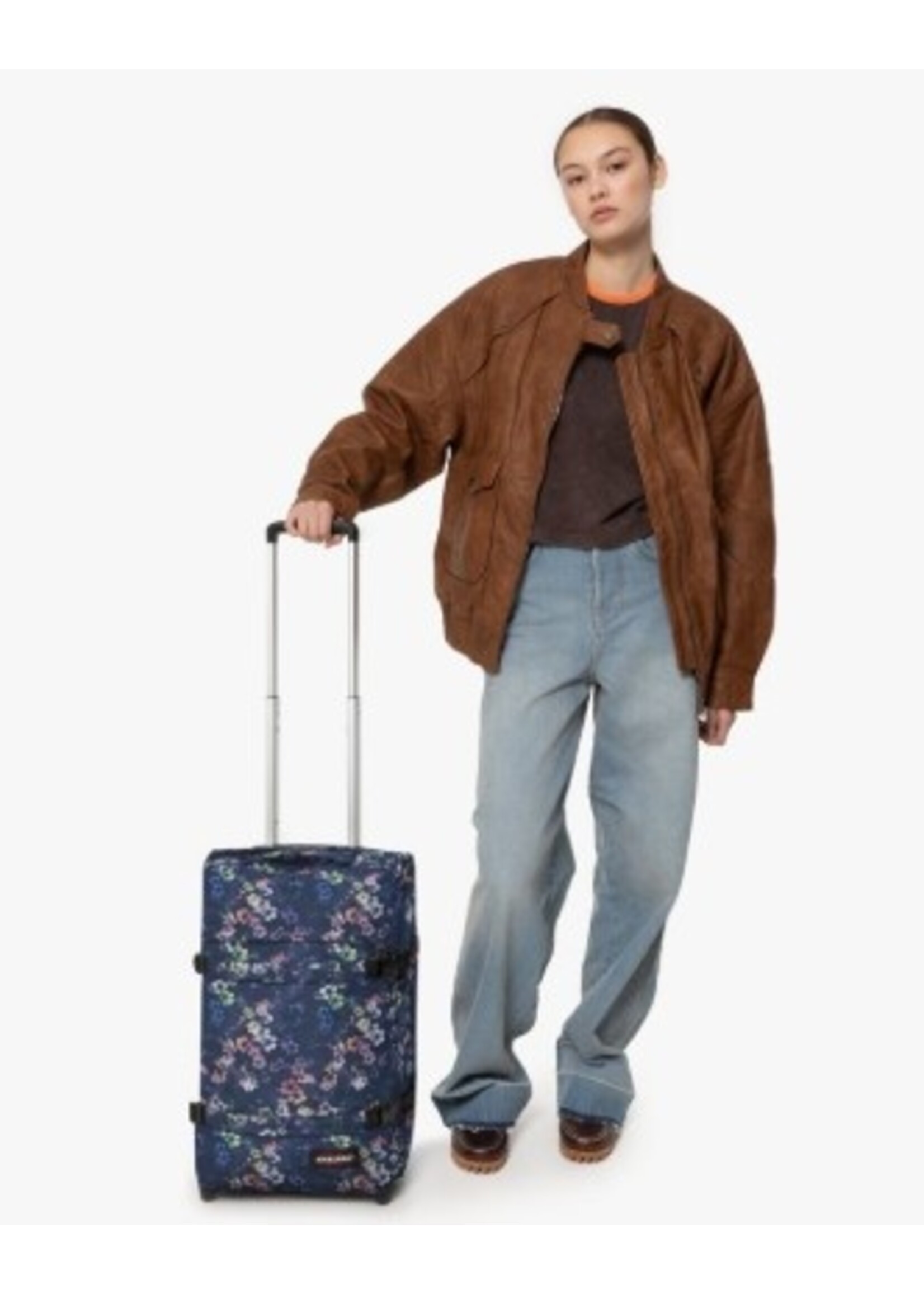 EASTPAK TRANSIT'R S FLORA FADE NAVY