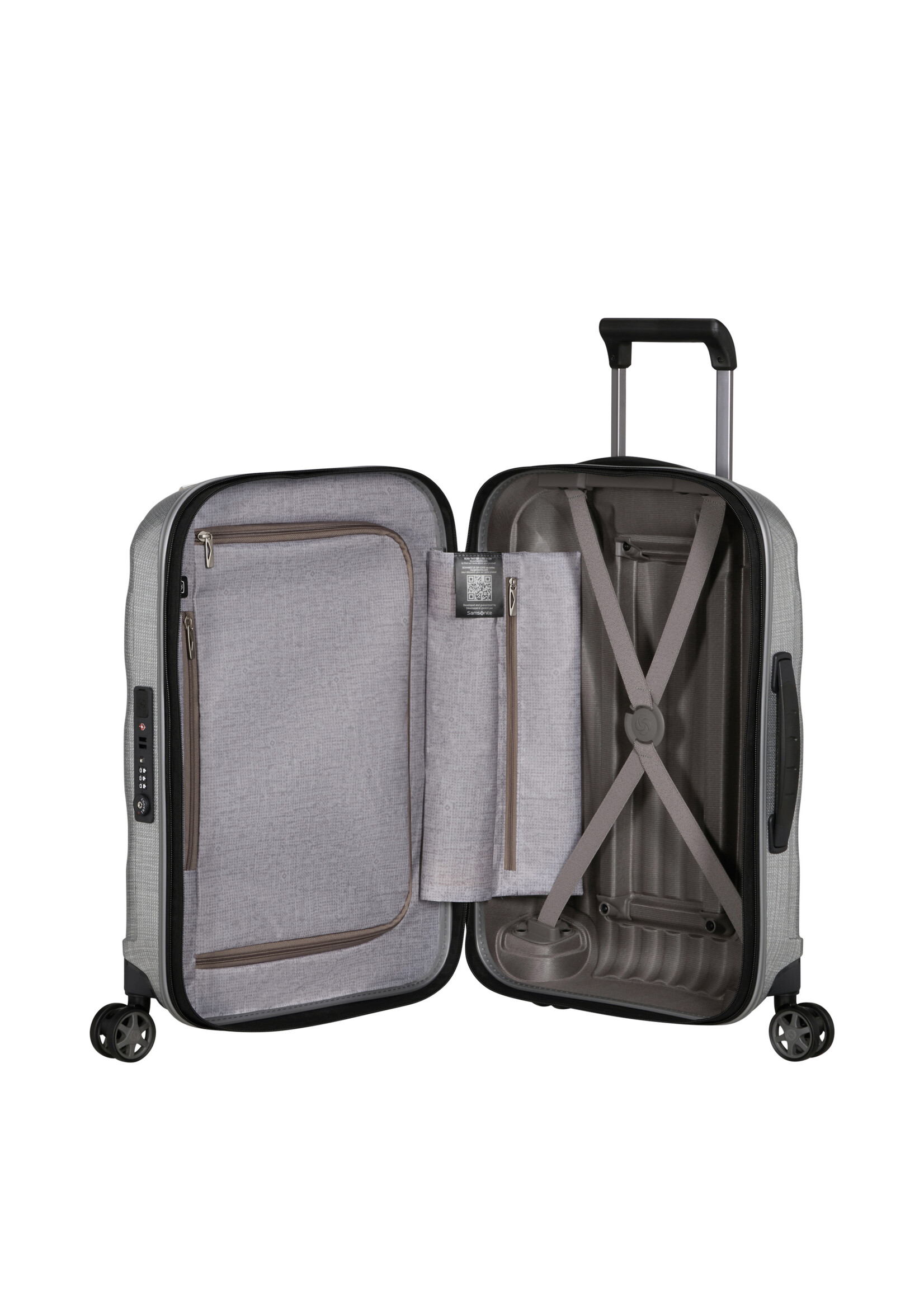SAMSONITE C-LITE SPINNER 55 EXP LTD ALUMINIUM