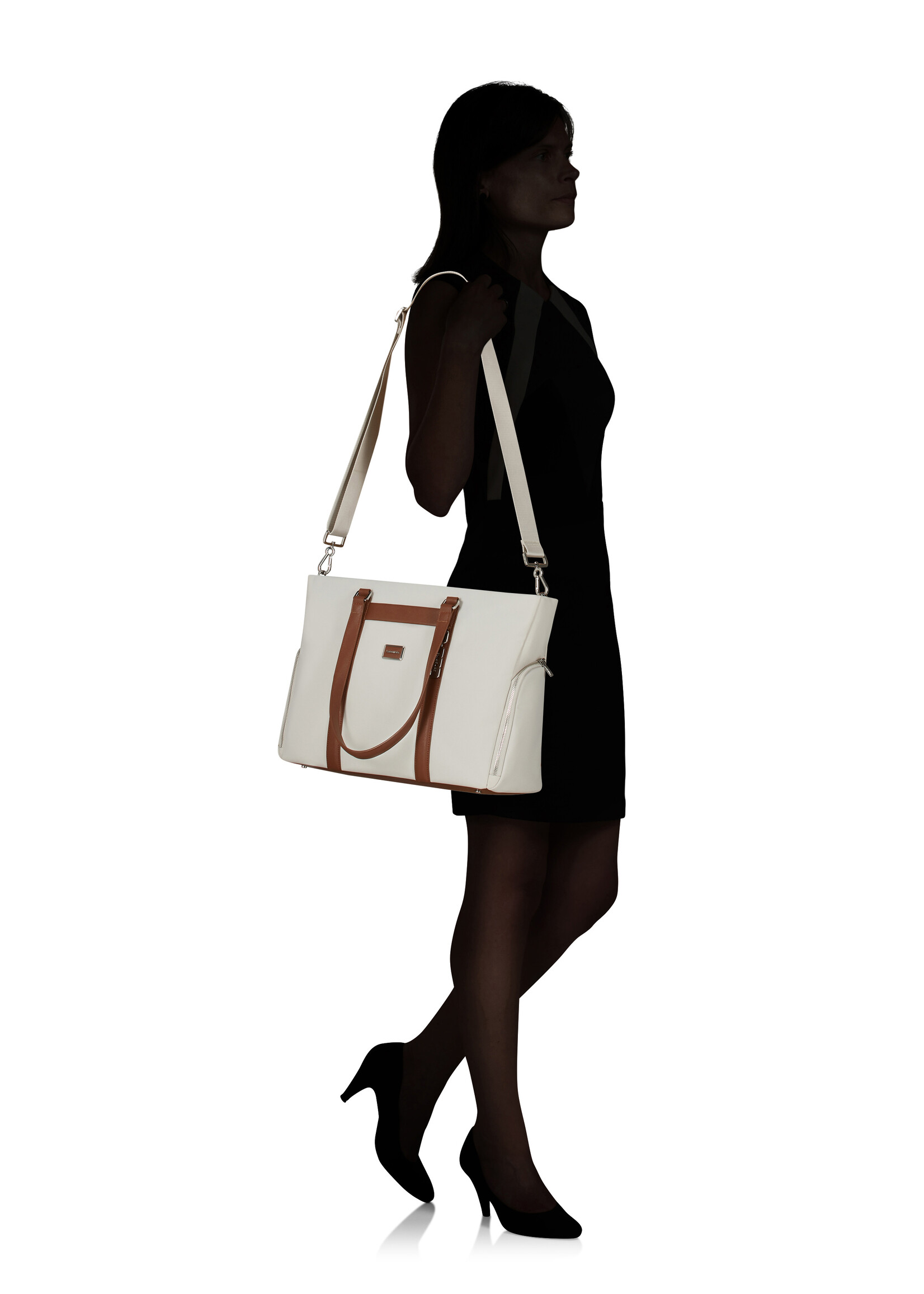 SAMSONITE IMAGE BIZ TRAVEL TOTE BAG 14.1" IVORY