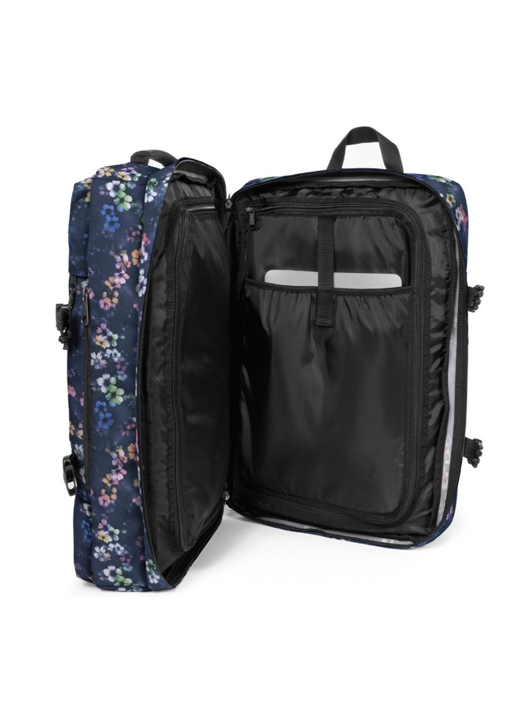 EASTPAK TRAVELPACK FLORA FADE NAVY