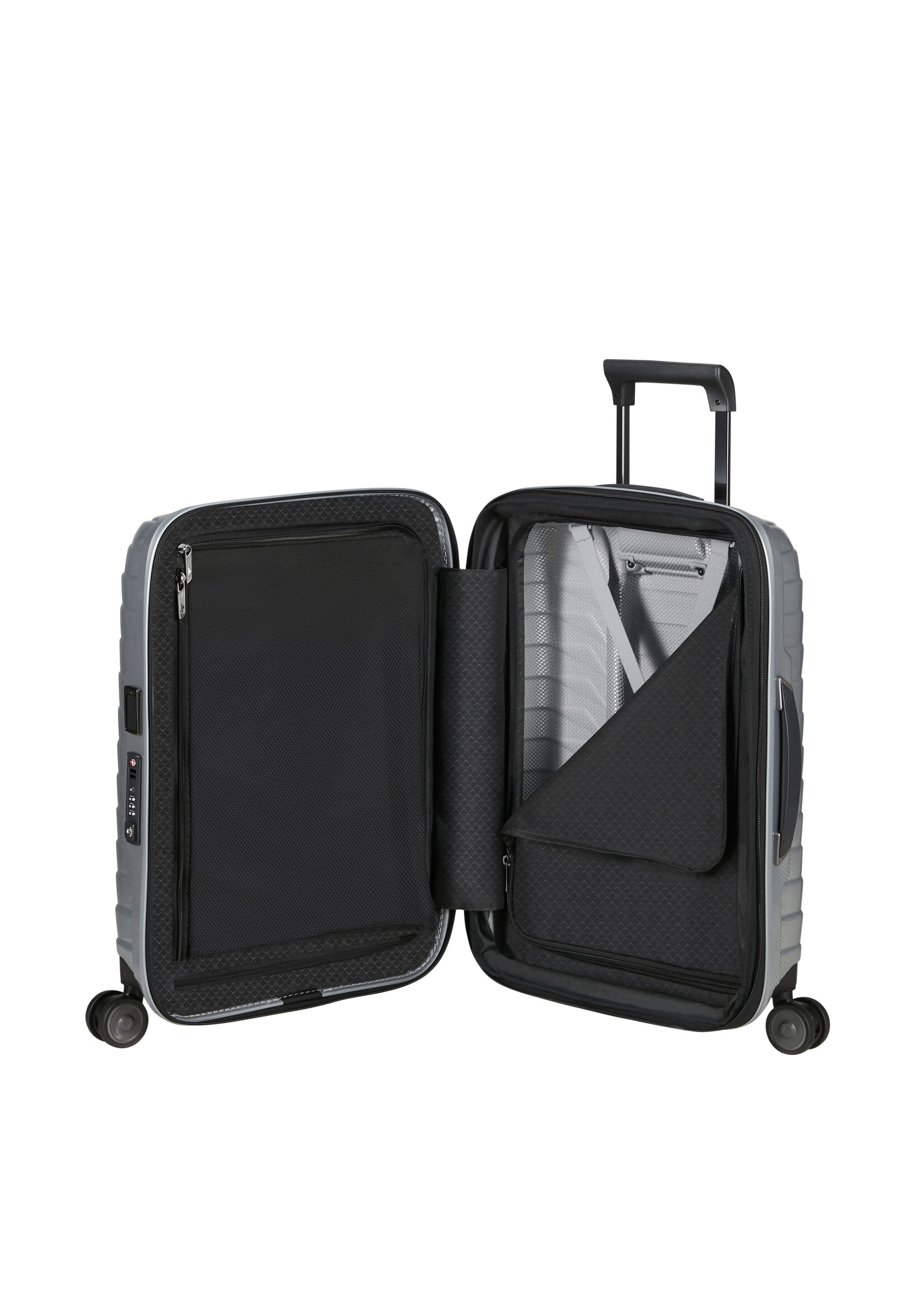 SAMSONITE PROXIS SPINNER 55 L 40 CM SILVER