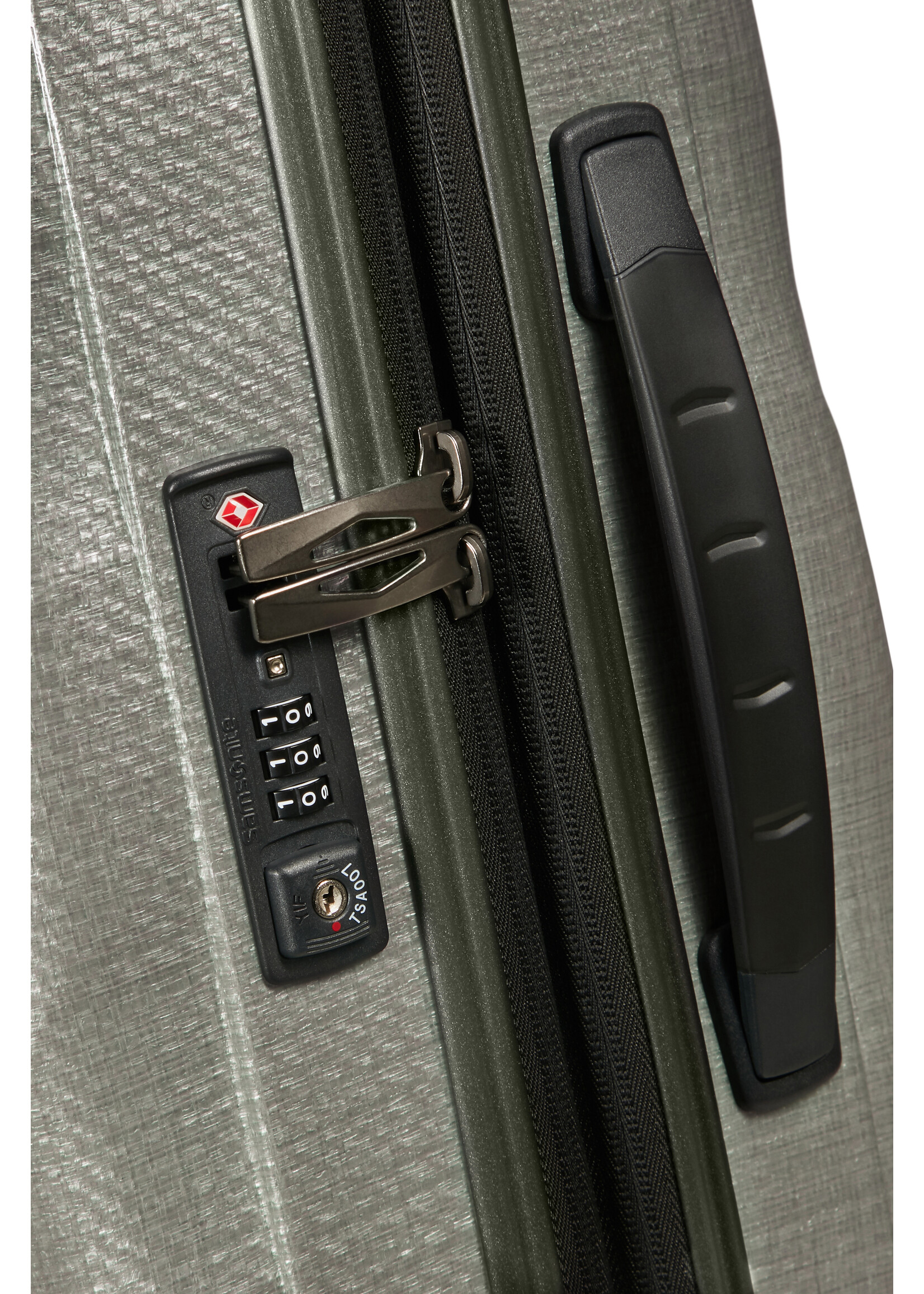 SAMSONITE C-LITE SPINNER 55 EXP L 40 CM METALLIC GREEN
